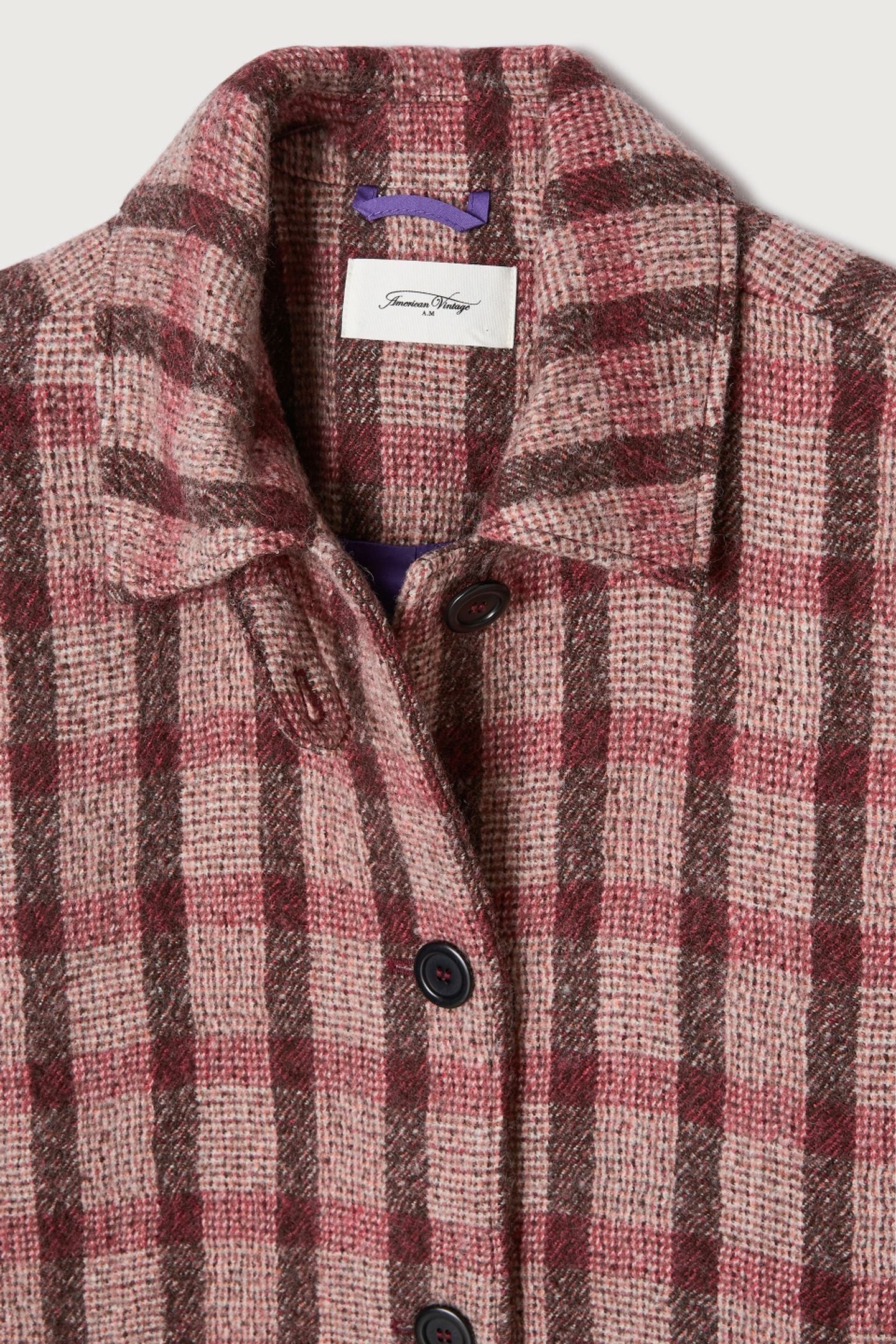 TURSBURG COAT TARTAN POIVRE ROUGE 4