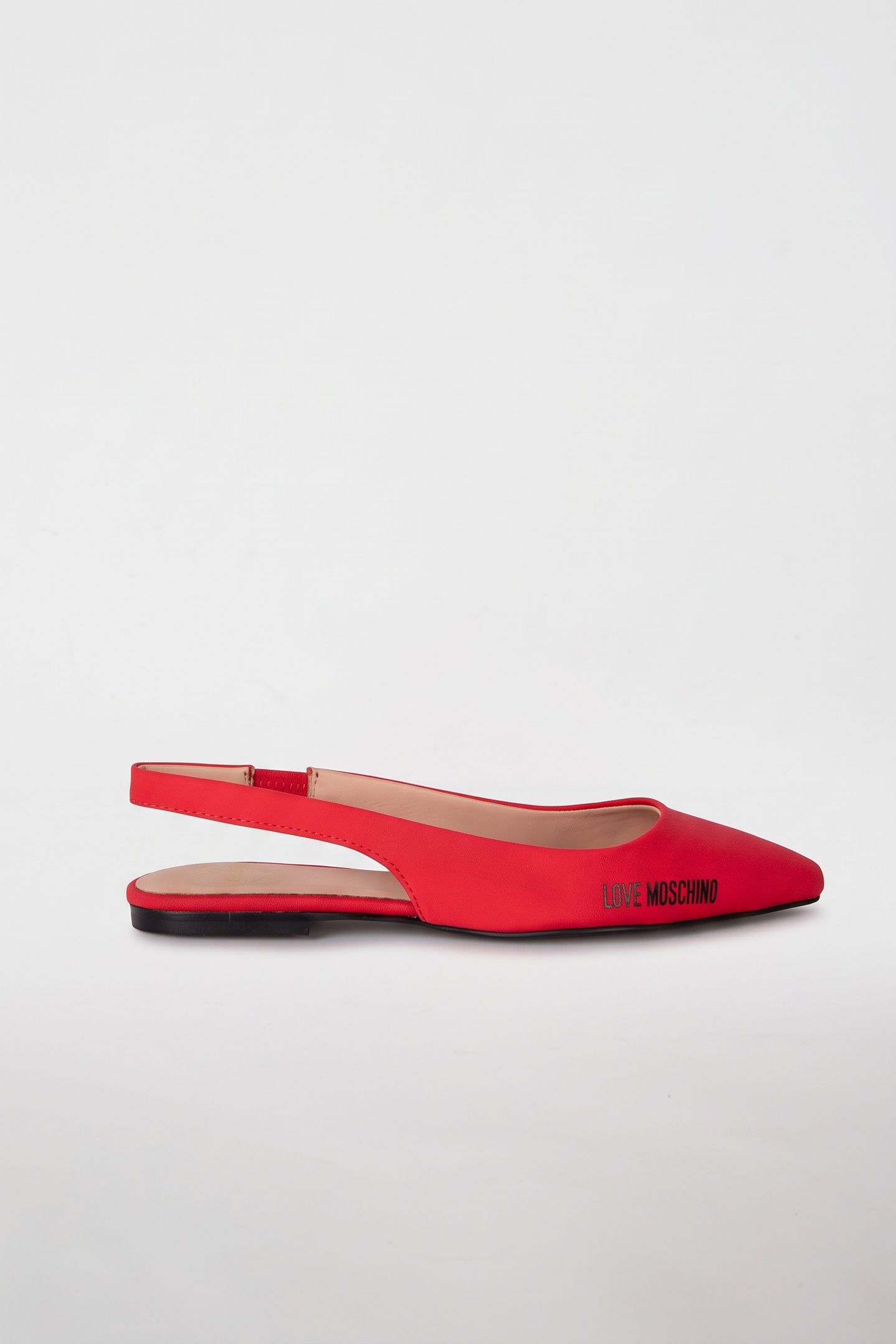 LYCRA SLINGBACK BALLET FLATS RED 1