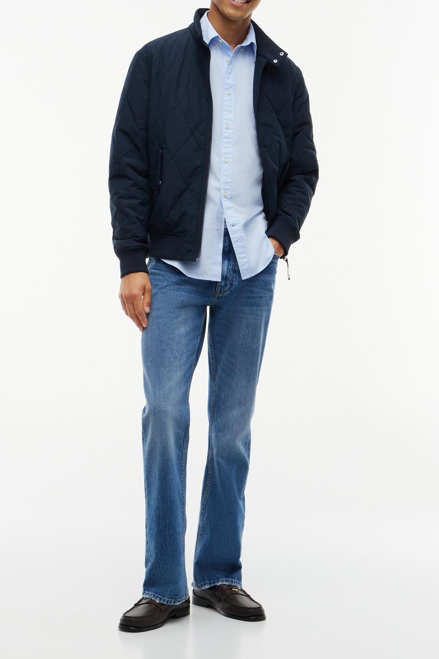 CORE FLEX POPLIN SOLID SHIRT SWEET BLUE 4