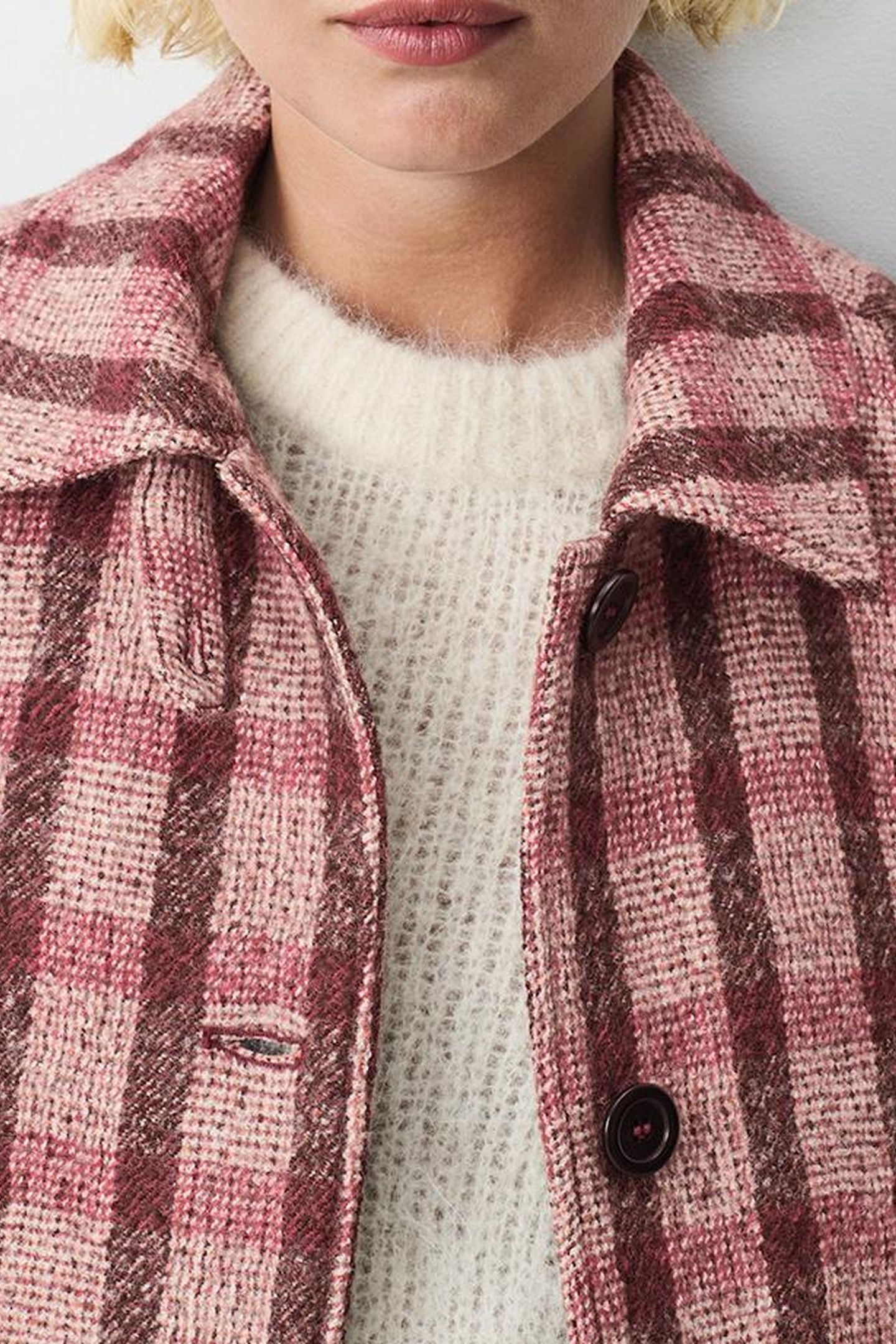 TURSBURG COAT TARTAN POIVRE ROUGE 6