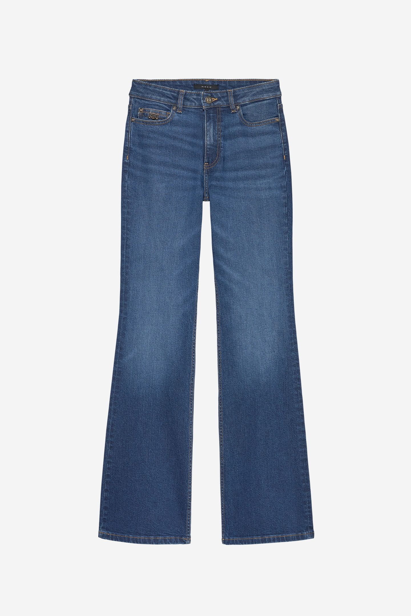 ESSIA BLUE FLARE JEANS BLUE DENIM 1