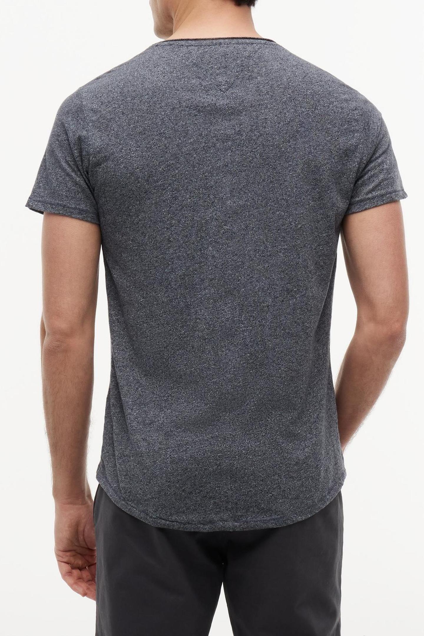 TJM XSLIM JASPE C NECK TWILIGHT NAVY 2