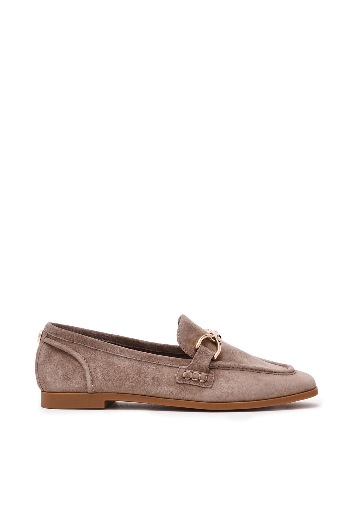 KELI FLAT SHOES TAUPE SUEDE 1