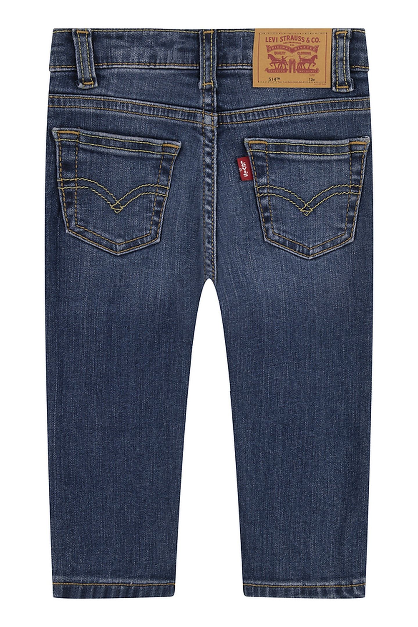 BOYS 514 STRAIGHT FIT JEANS DARK LIGHT 2
