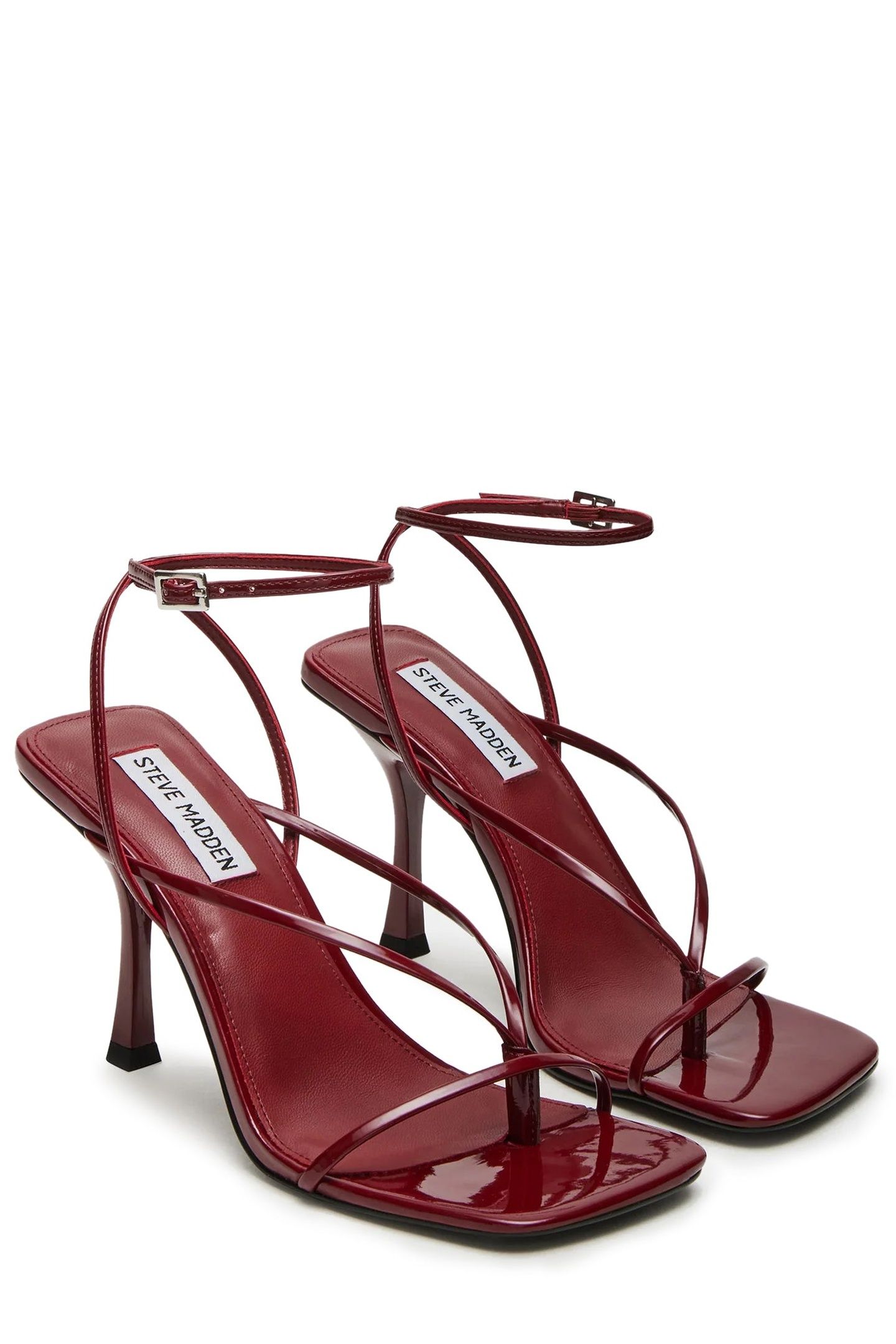 ANNIE SANDALS WINE PATENT 3