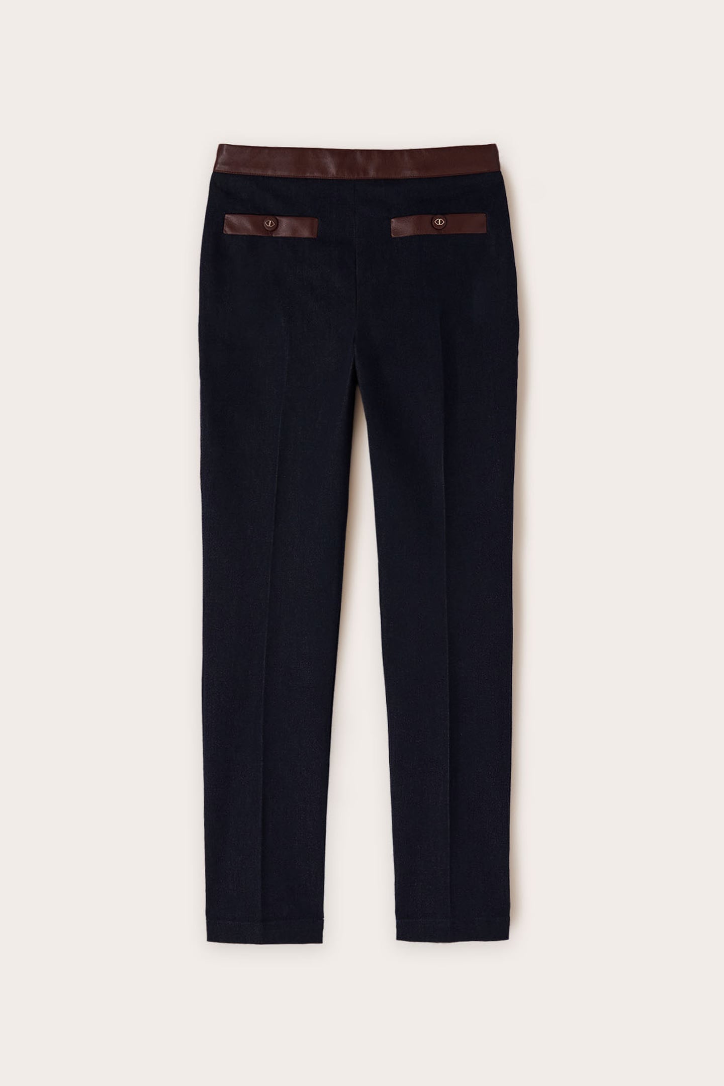 SKINNY JEANS WITH INSERTS BLUE 4