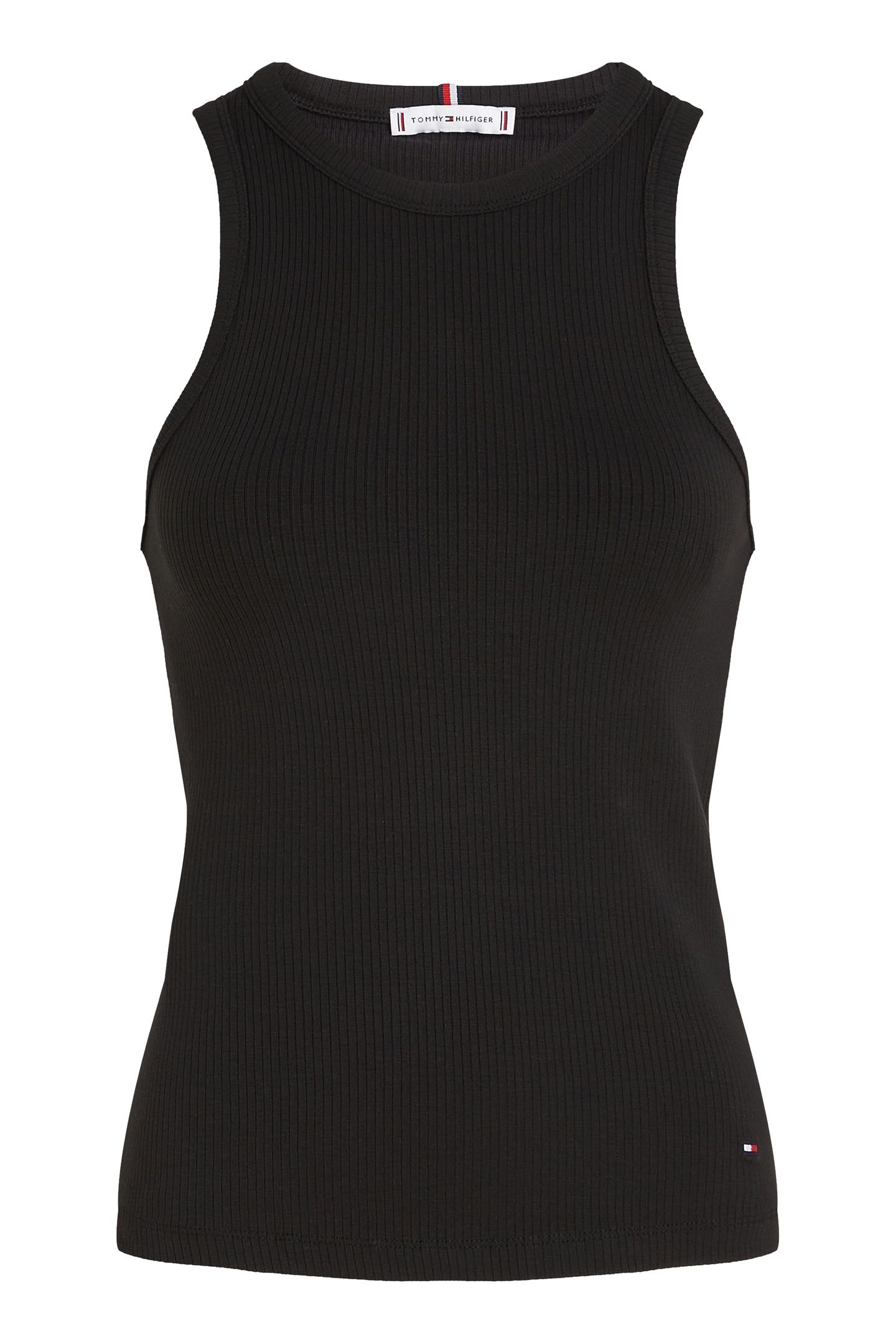 SLIM 5X2 RIB TANK TOP BLACK 4