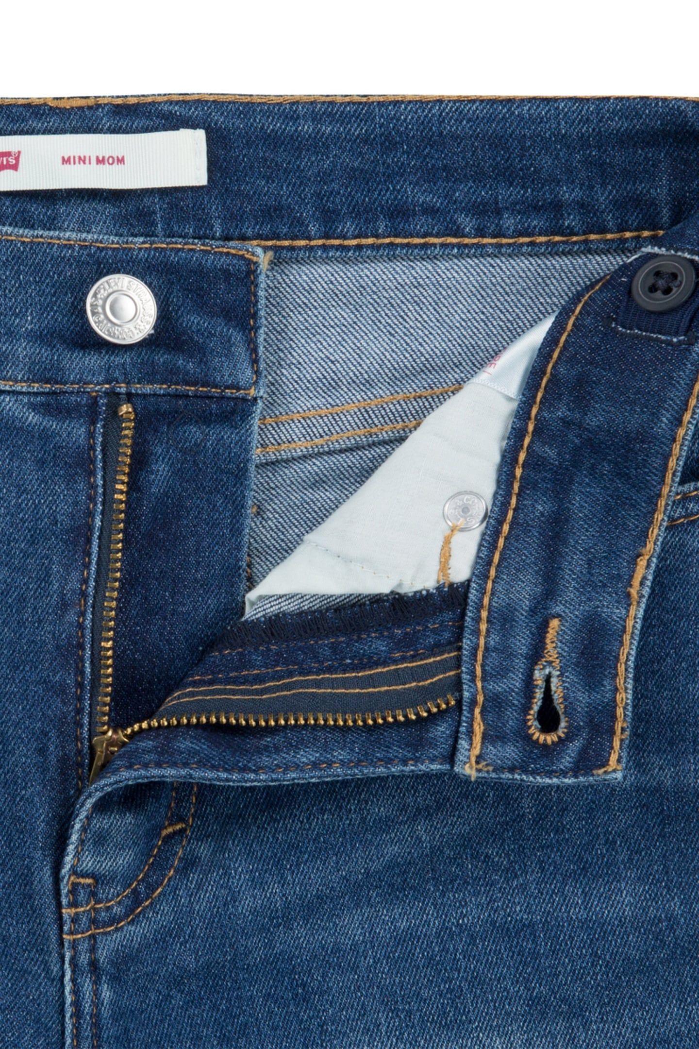 GIRLS MINI MOM JEANS ALL THE FEELS 4