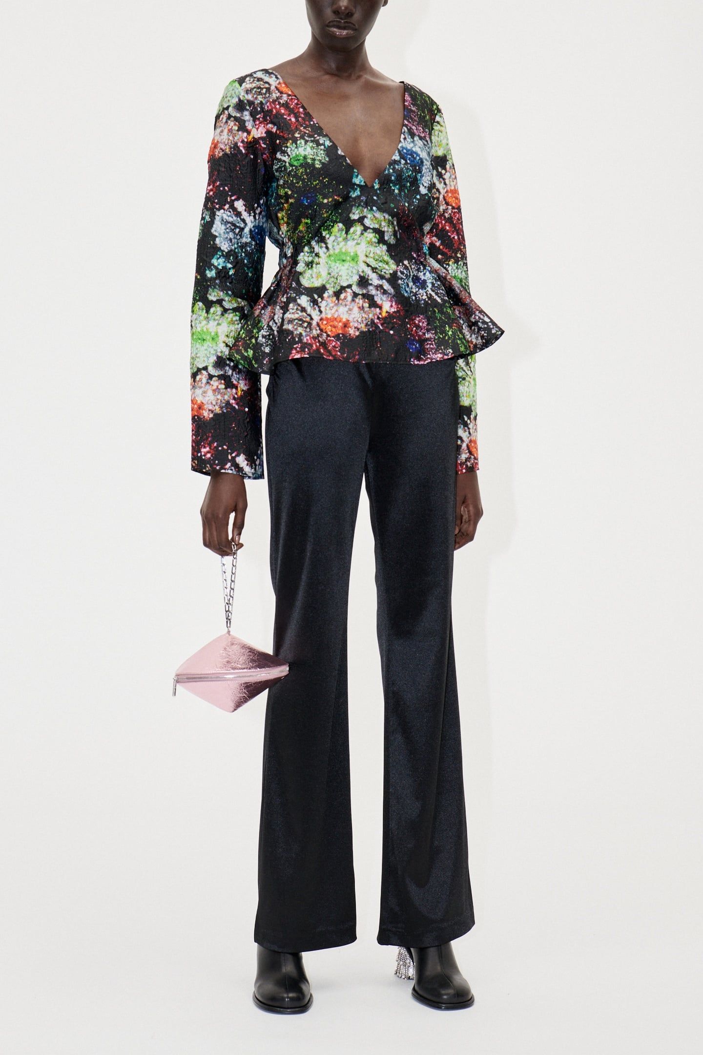 LOREN PANTS LONG JET BLACK 2