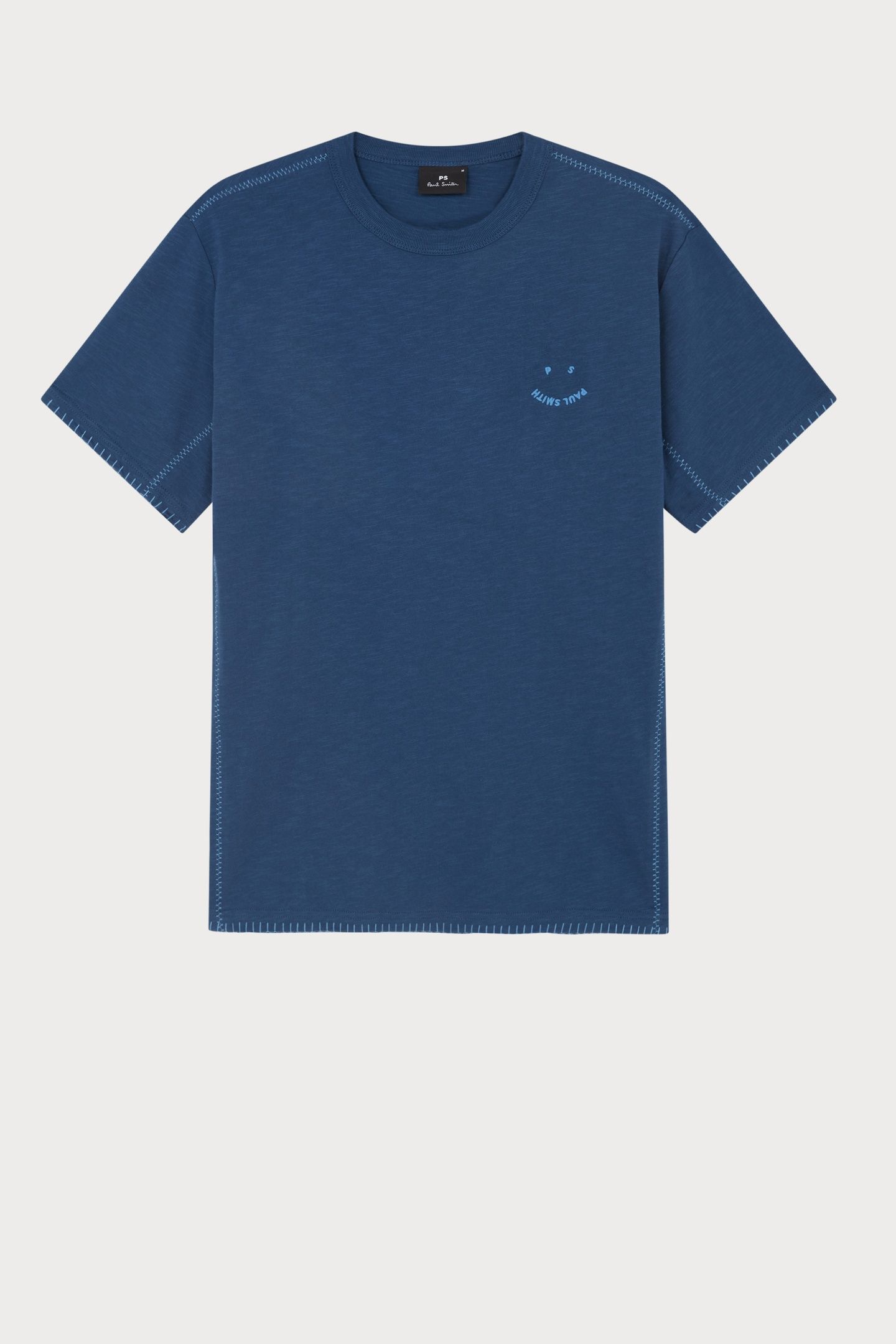 MENS CASUAL FIT SS T SHIRT HAPPY NAVY 4