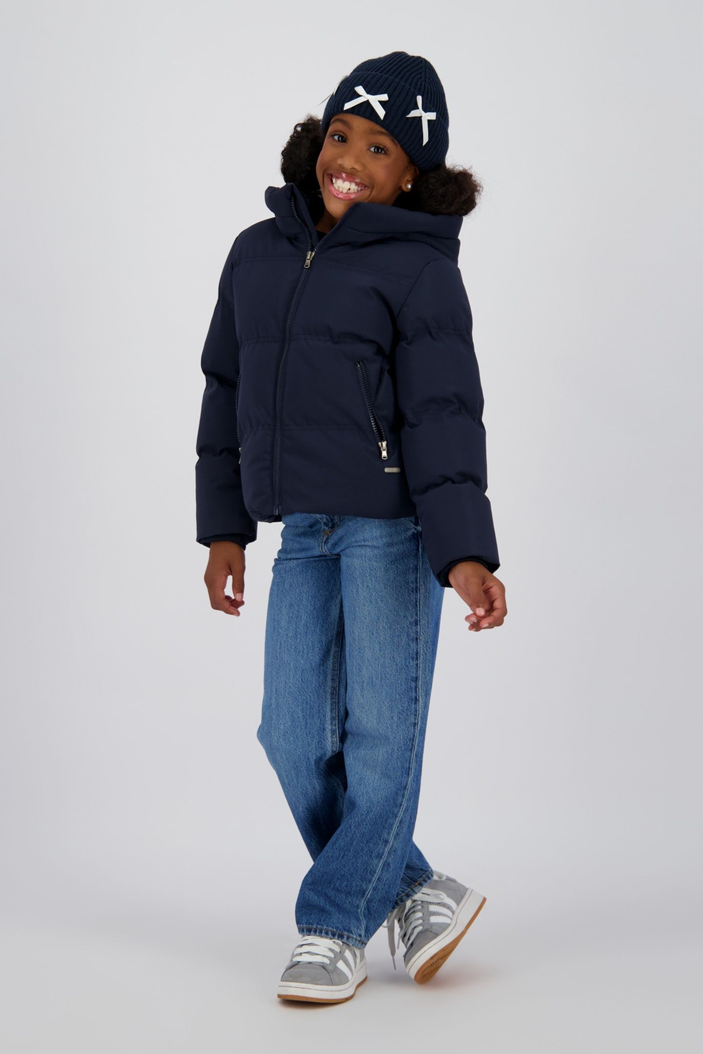 GIRLS TEZIA JACKET OUTDOOR DARK BLUE 3