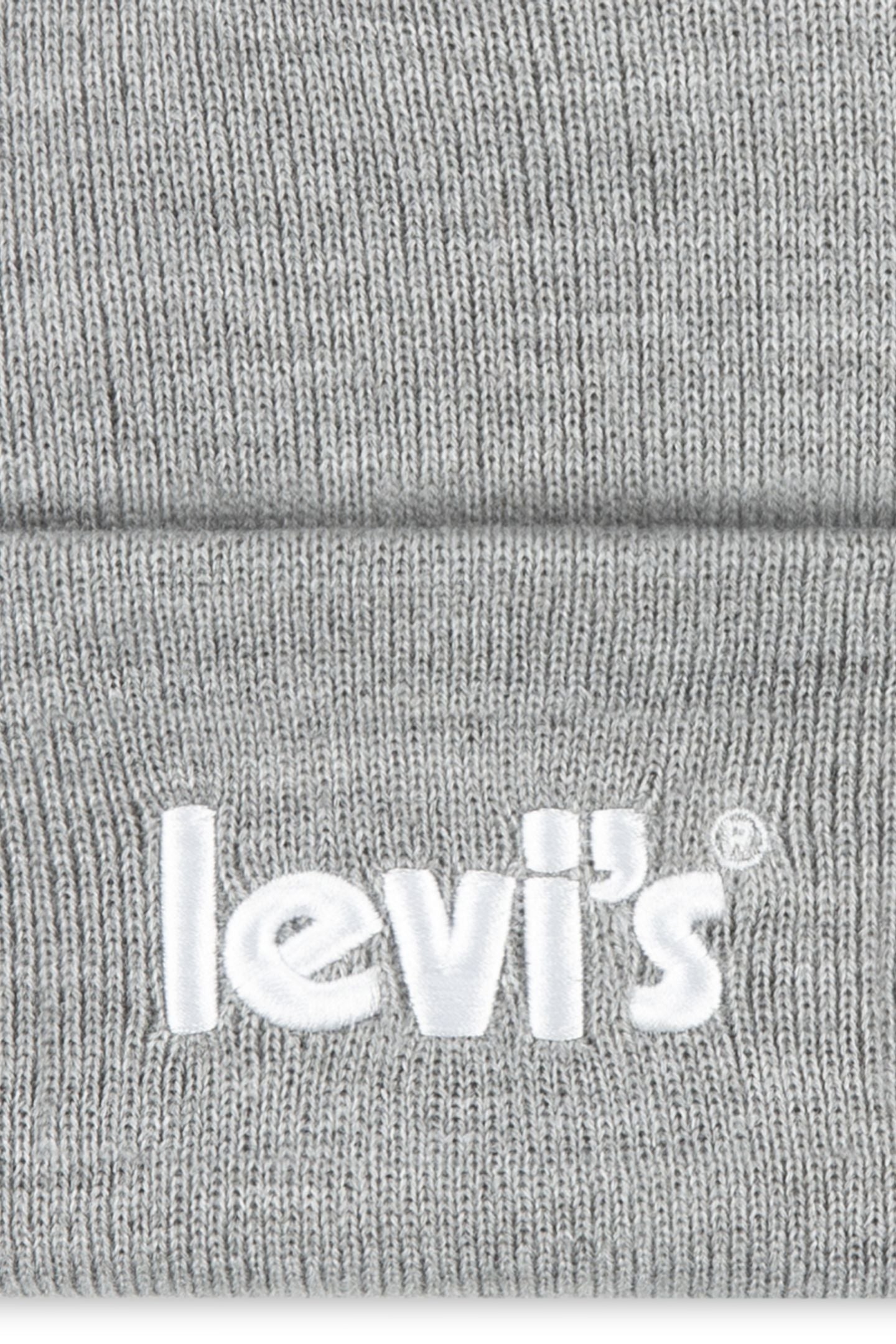 UNISEX LAN POSTER LOGO BEANIE DARK GREY HEATHER 3