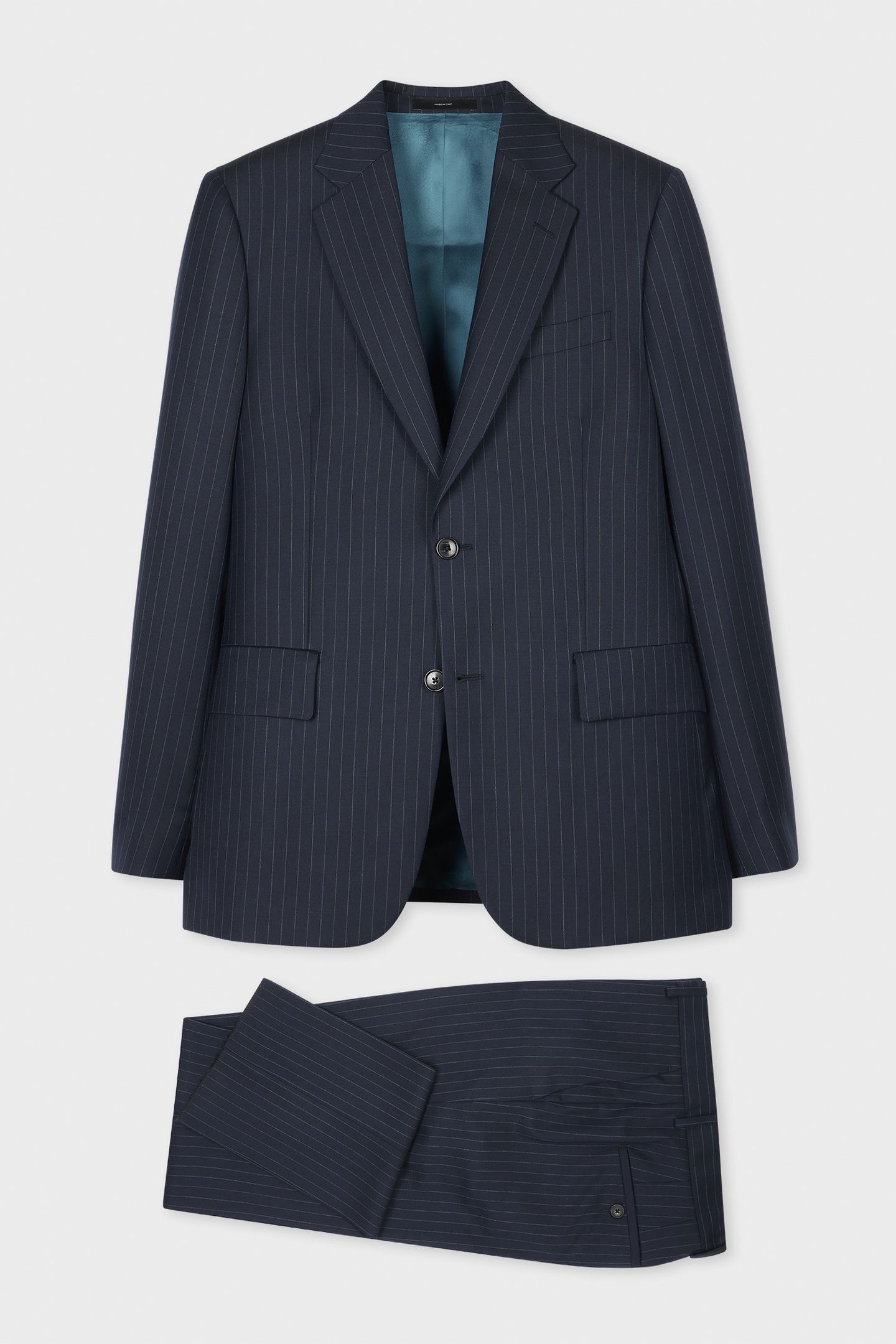MENS TAILORED FIT 2 BUTTON SUIT INKY BLUE 6