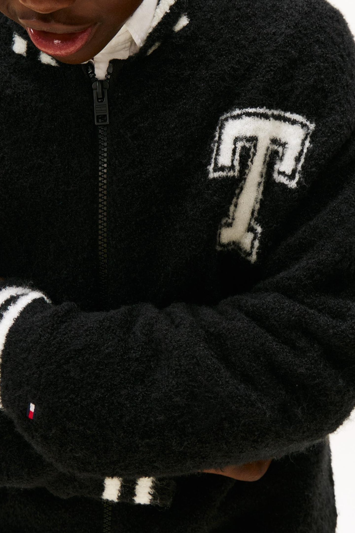 BOYS WOOL BLEND SWEATER BLACK 5