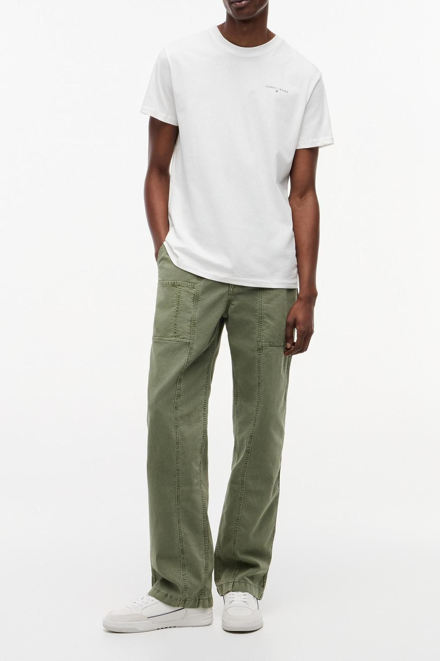 TJM SLIM LINEAR TEE ECRU 3