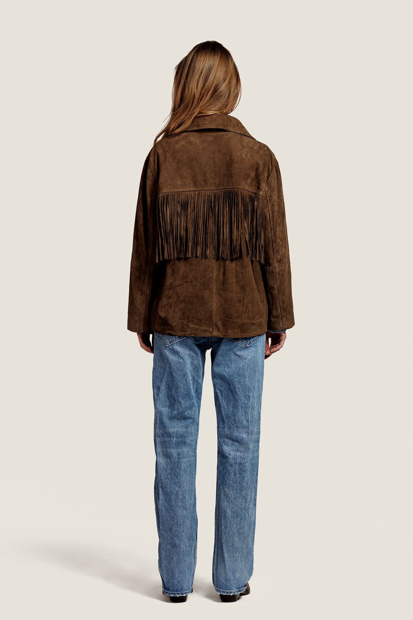 SIENNA SUEDE JACKET DARK OLIVE 1