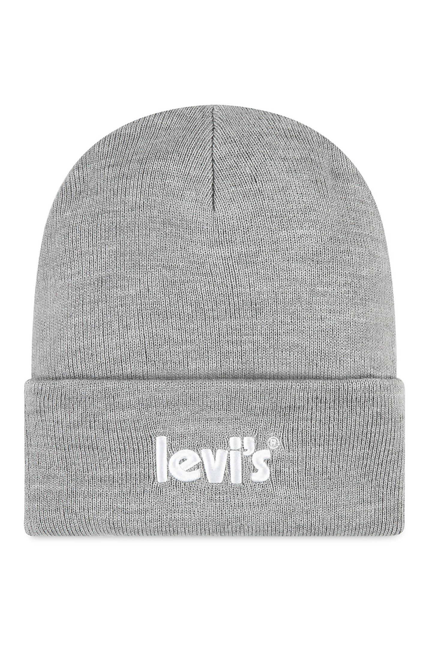 UNISEX LAN POSTER LOGO BEANIE DARK GREY HEATHER 1