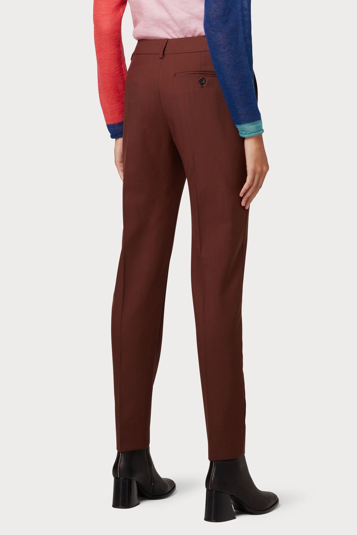 WOMENS TROUSERS DARK BROWN 2