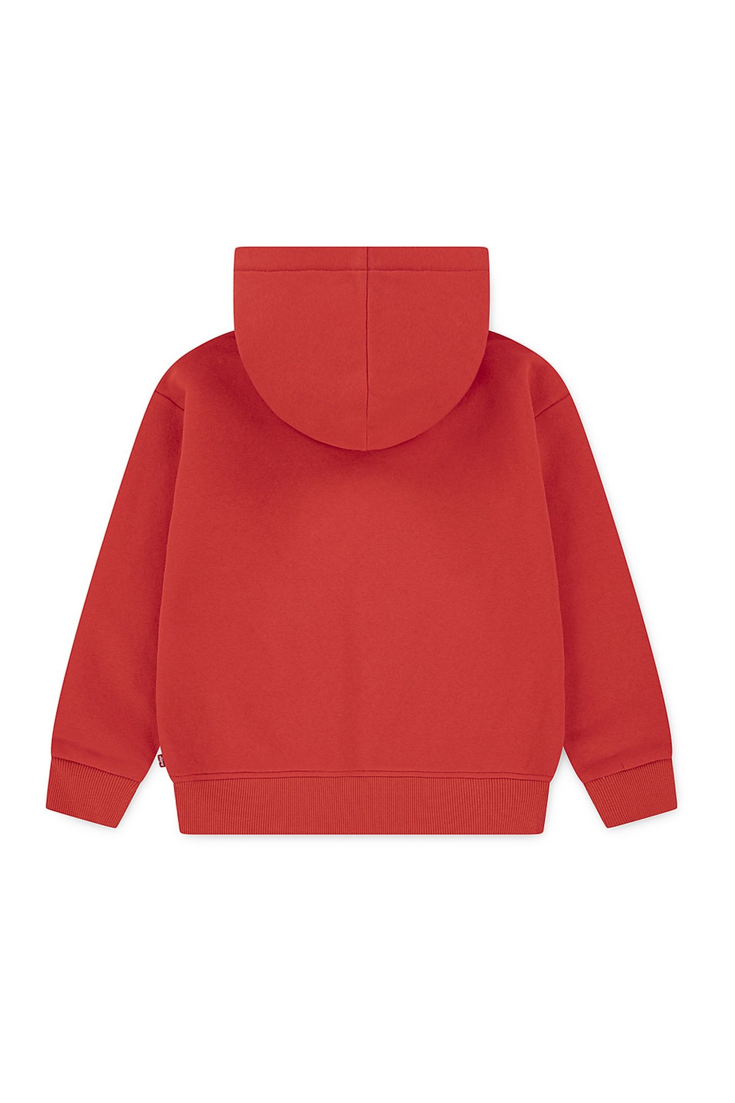 GIRLS BATWING PATCH HOODIE POPPY RED 2