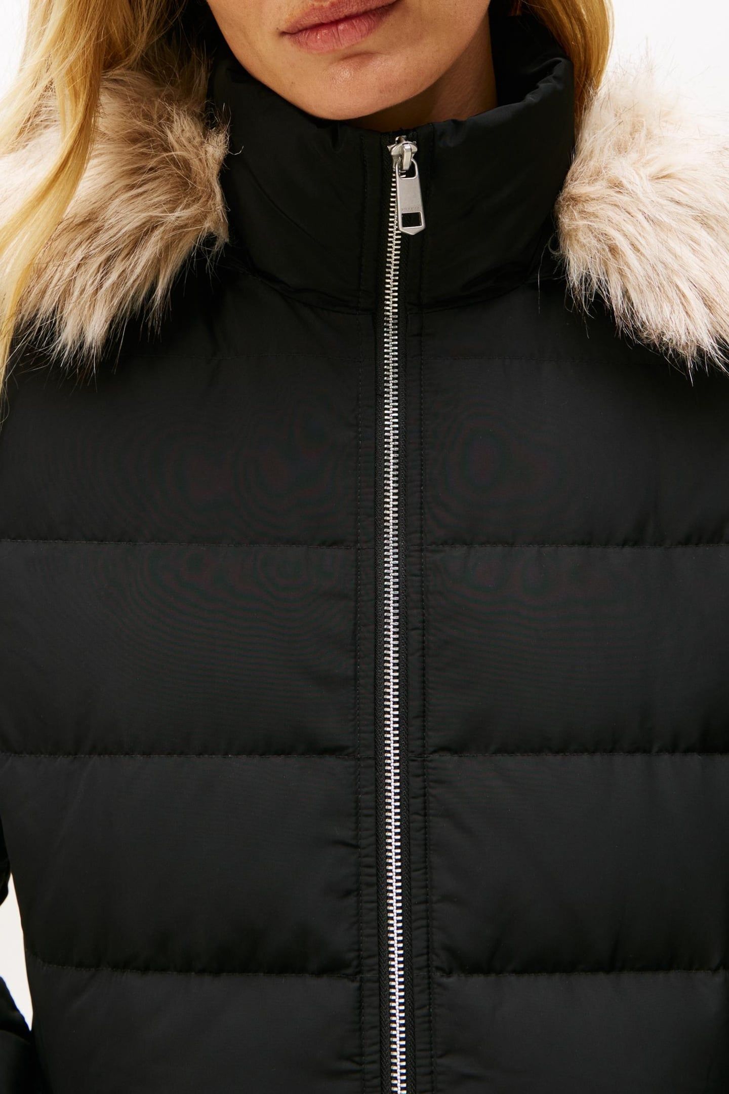 MW DOWN SLIM COAT BLACK 6