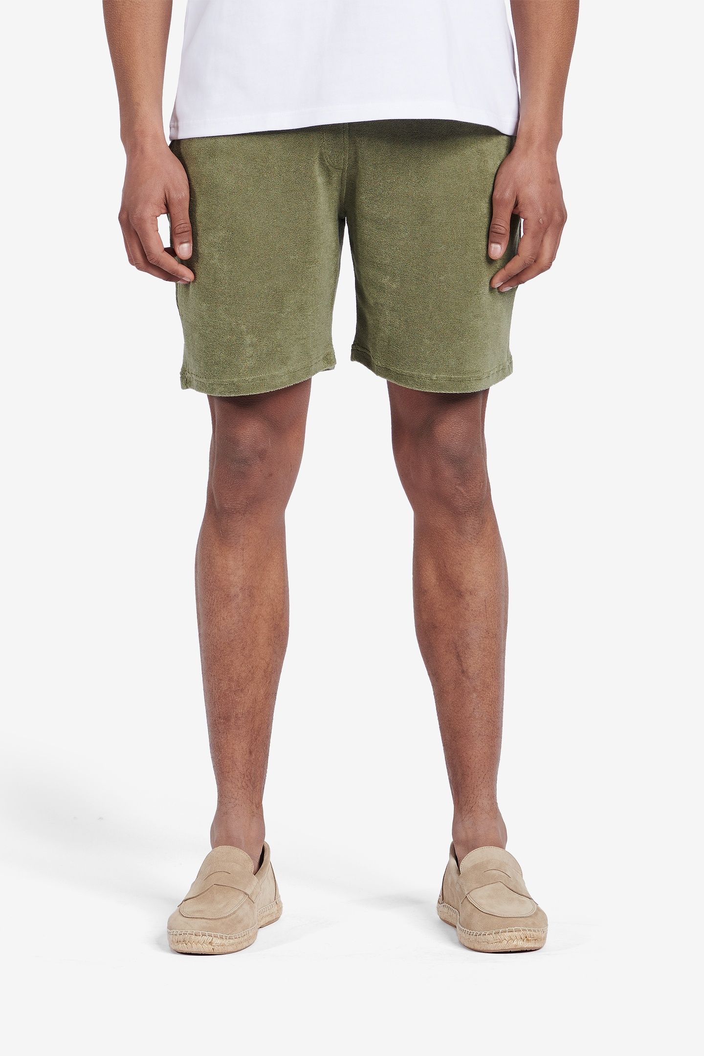 SOUTHPORT TERRY COTTON OLIVE 1
