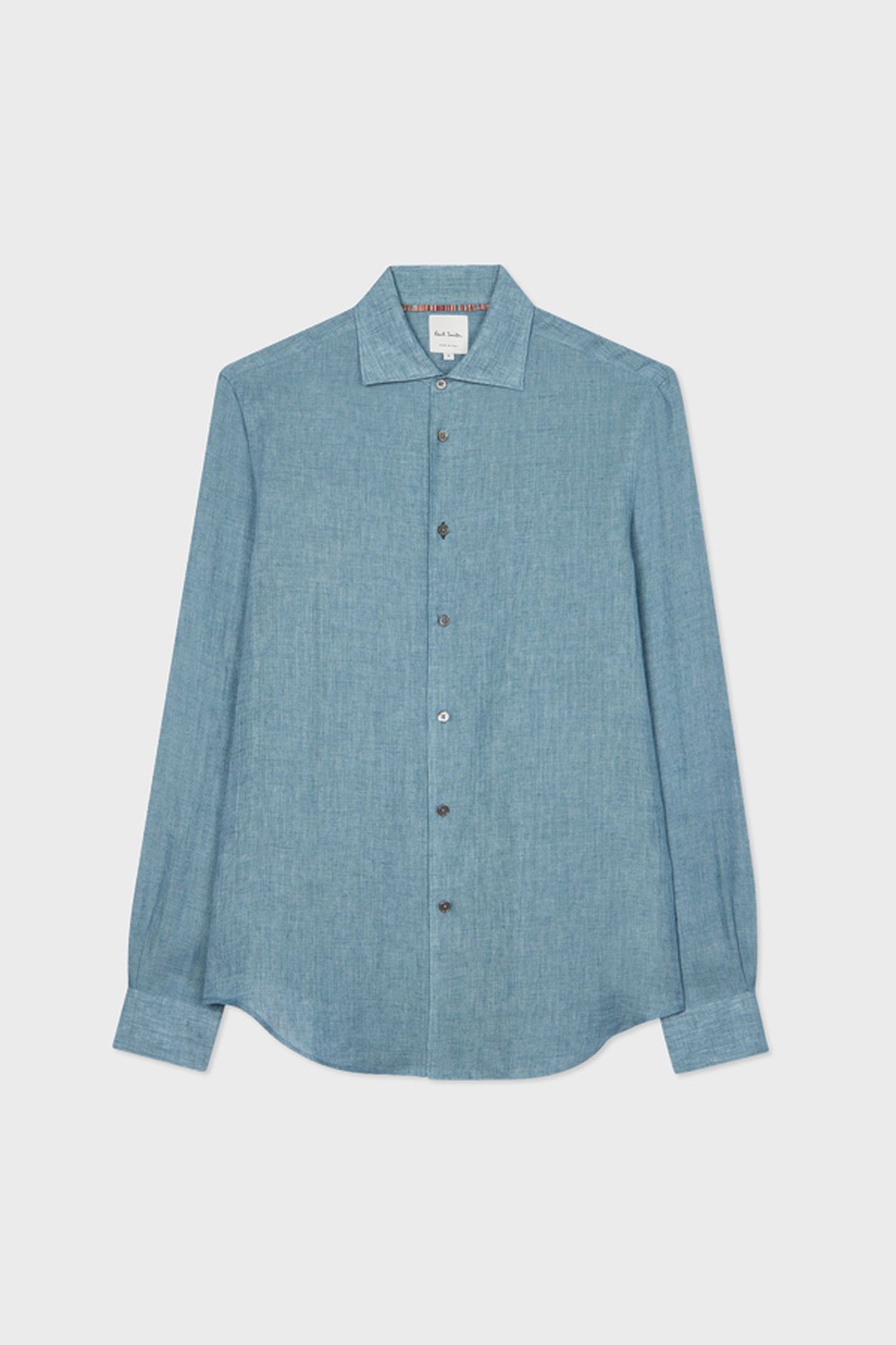 MENS S/C SLIM FIT SHIRT LIGHT BLUE 2