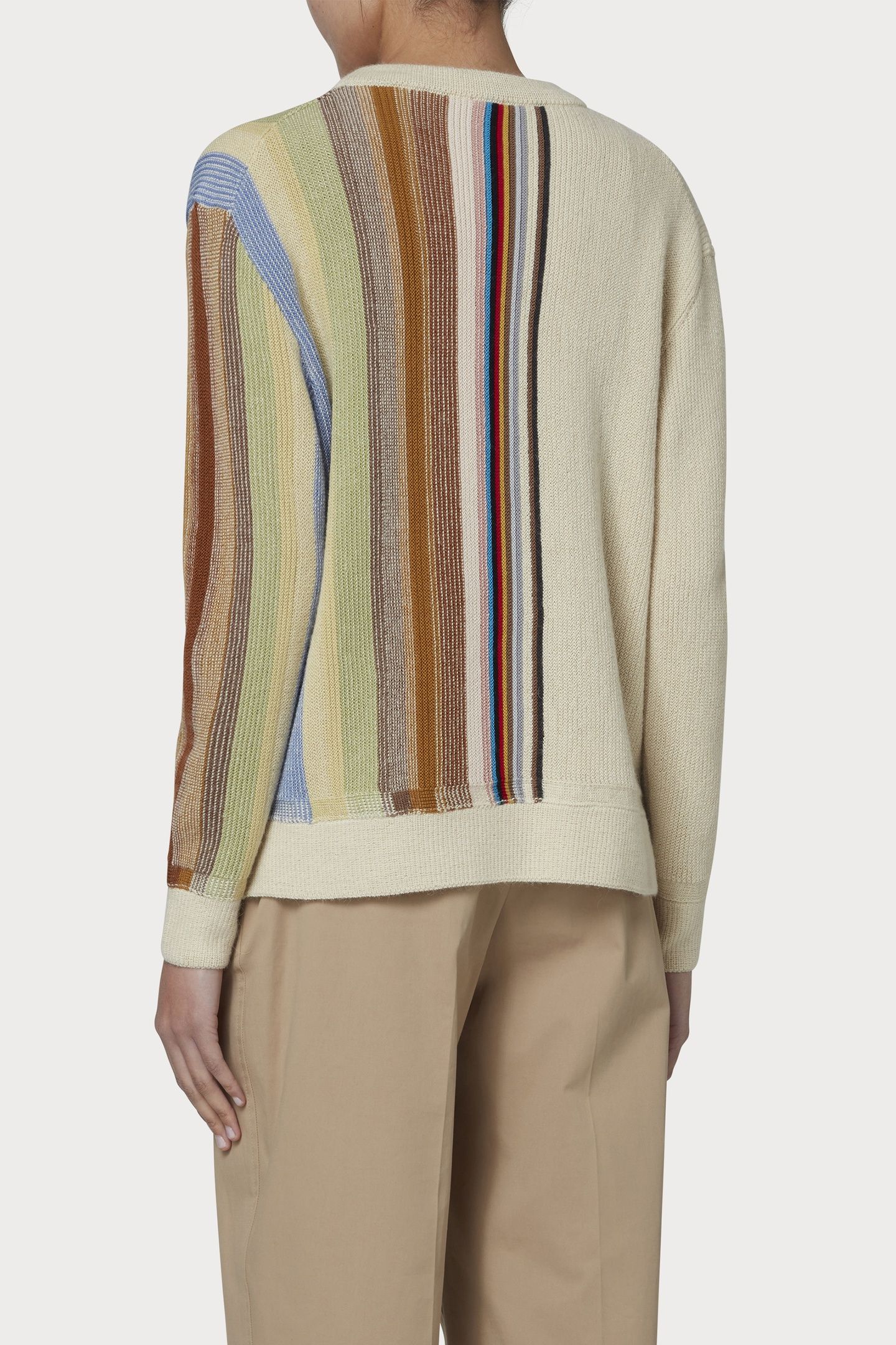 WOMENS KNITTED SWEATER CREW NECK MULTI COLOURED 5