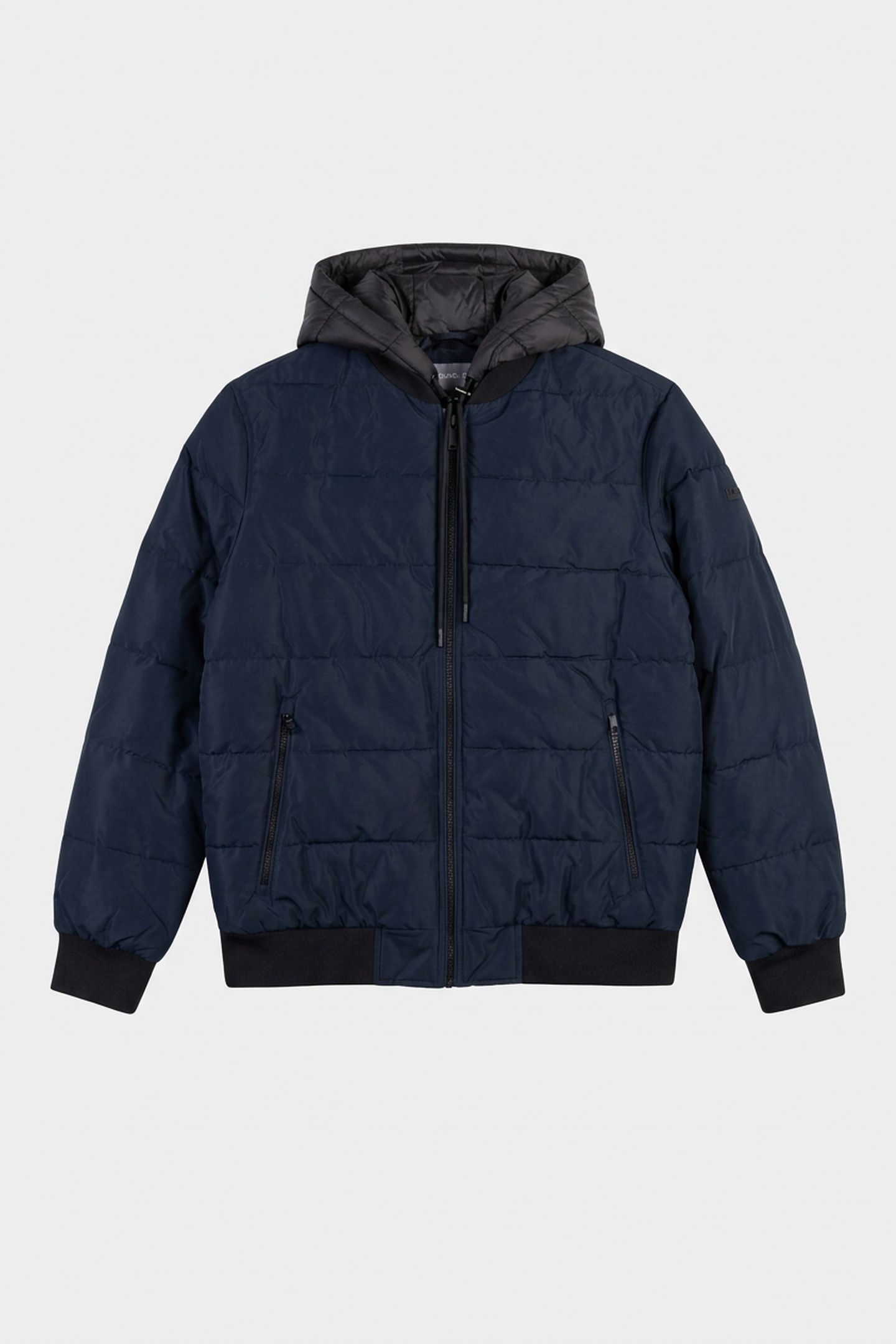 HOODED BOMBER PUFFER COAT MIDNIGHT BLUE 3