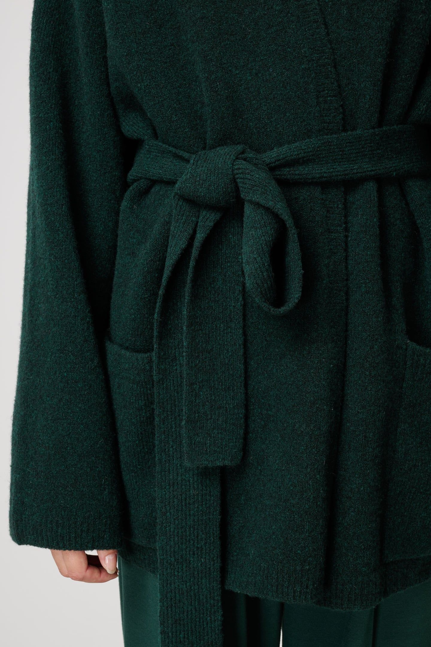 KIKI CARDI COAT DARK GREEN 6