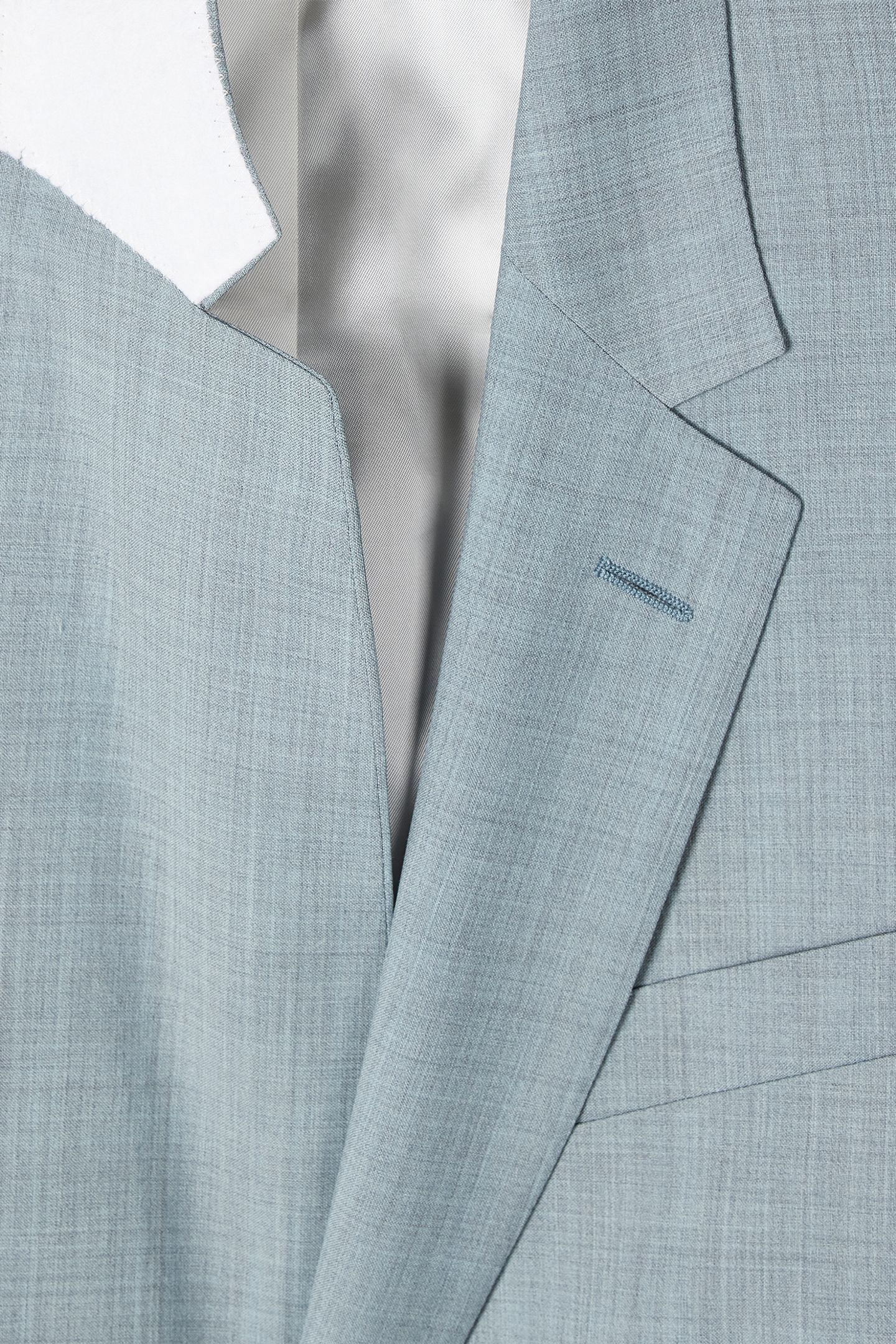 MENS TAILORED FIT 2 BUTTON SUIT COBALT BLUE 4