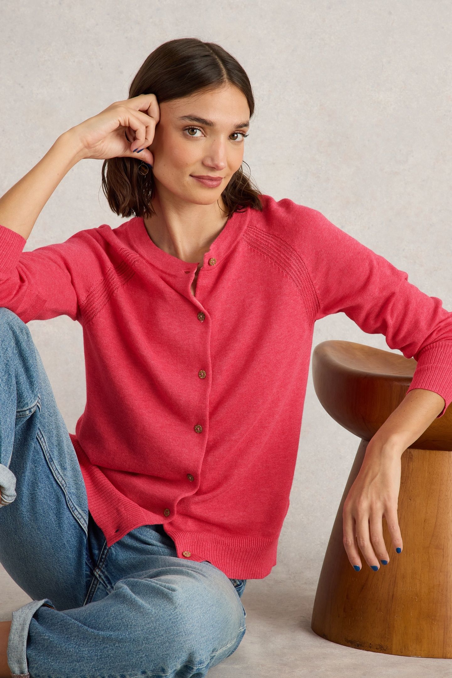 LULU CARDI MID PINK 6