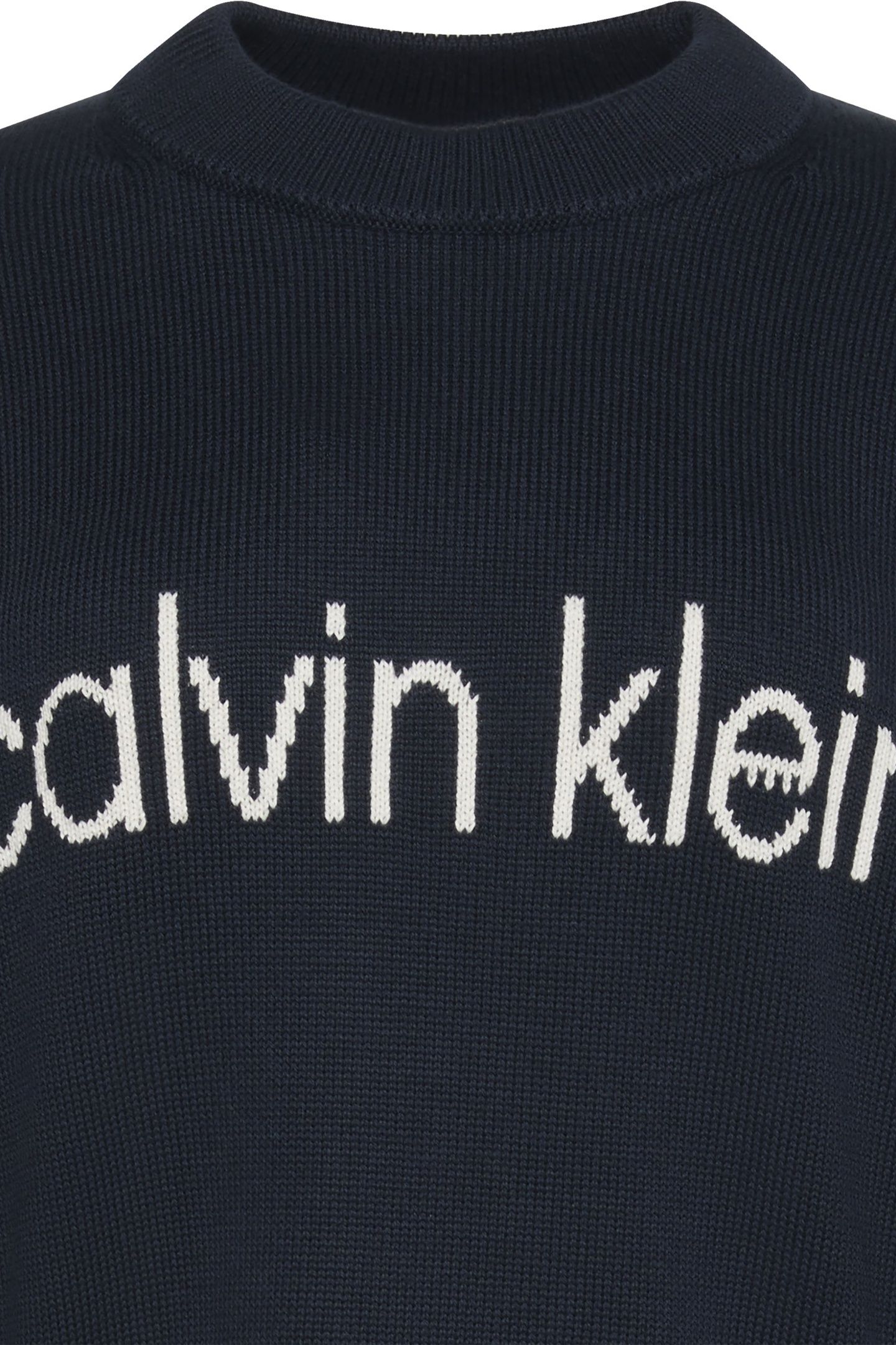 COTTON GRAPHIC PULLOVER DARK SAPPHIRE 8