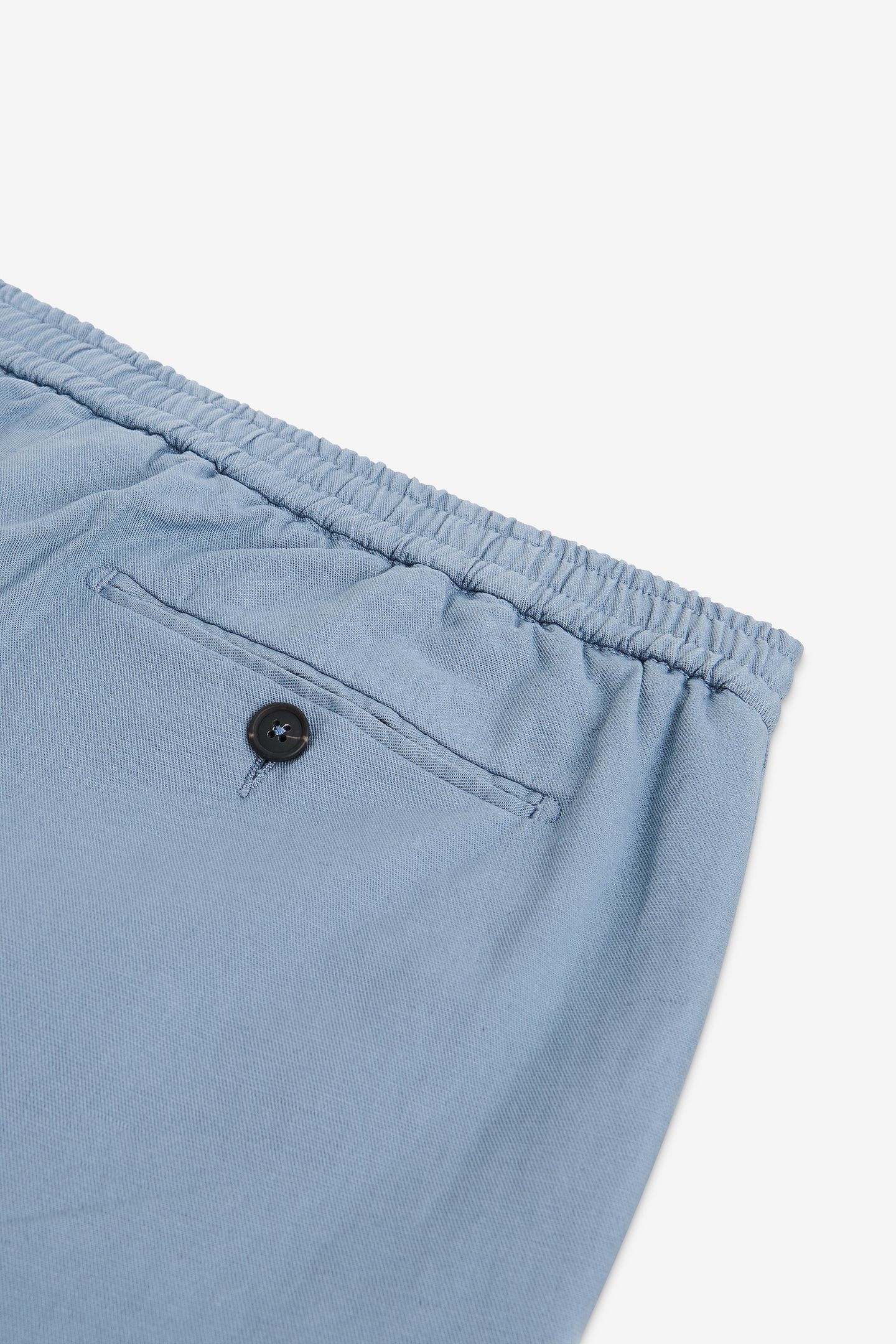 MONTREAL COTTON-LINEN STRETCH DENIM BLUE 3