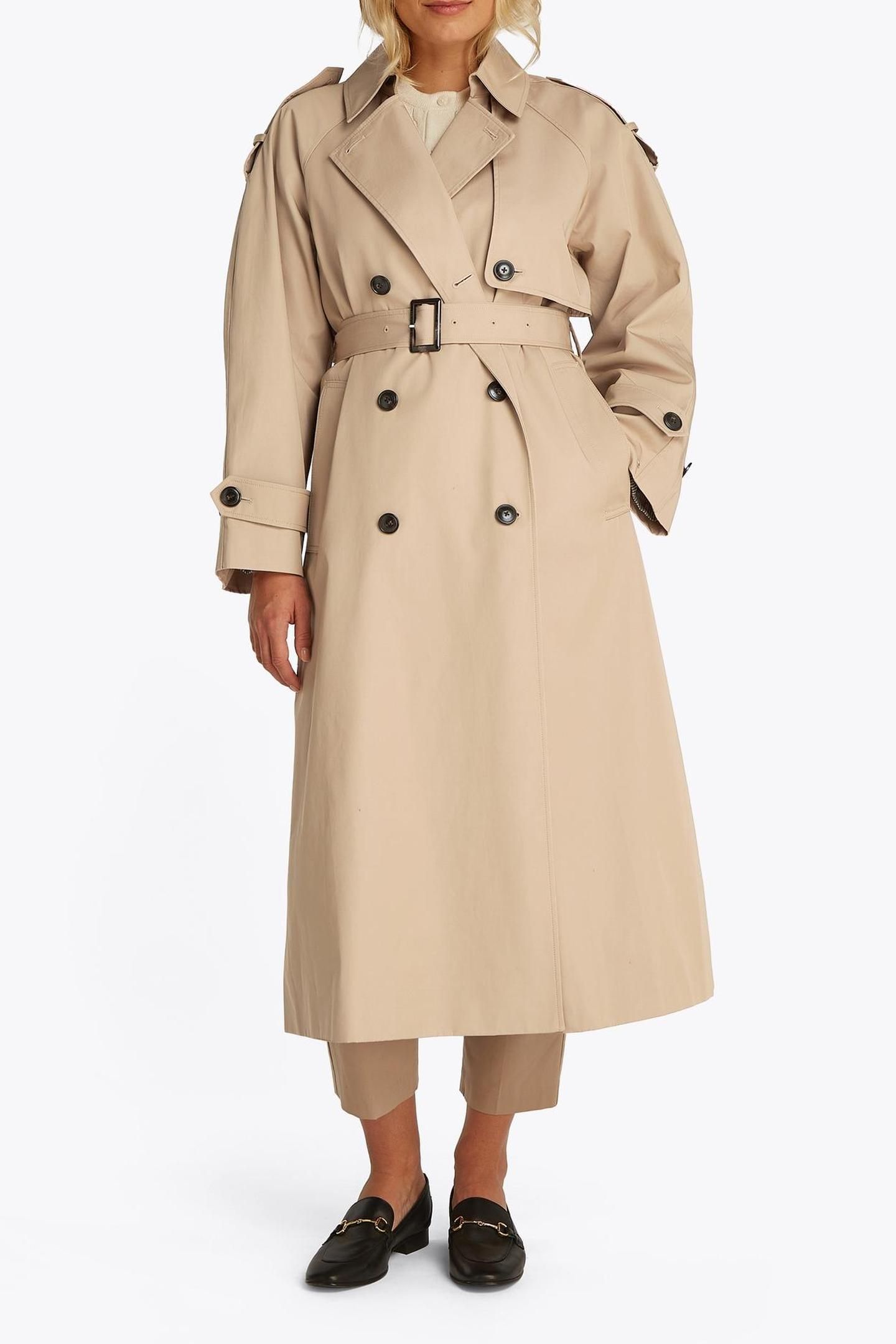 OVERSIZED TRENCH COAT BEIGE 2