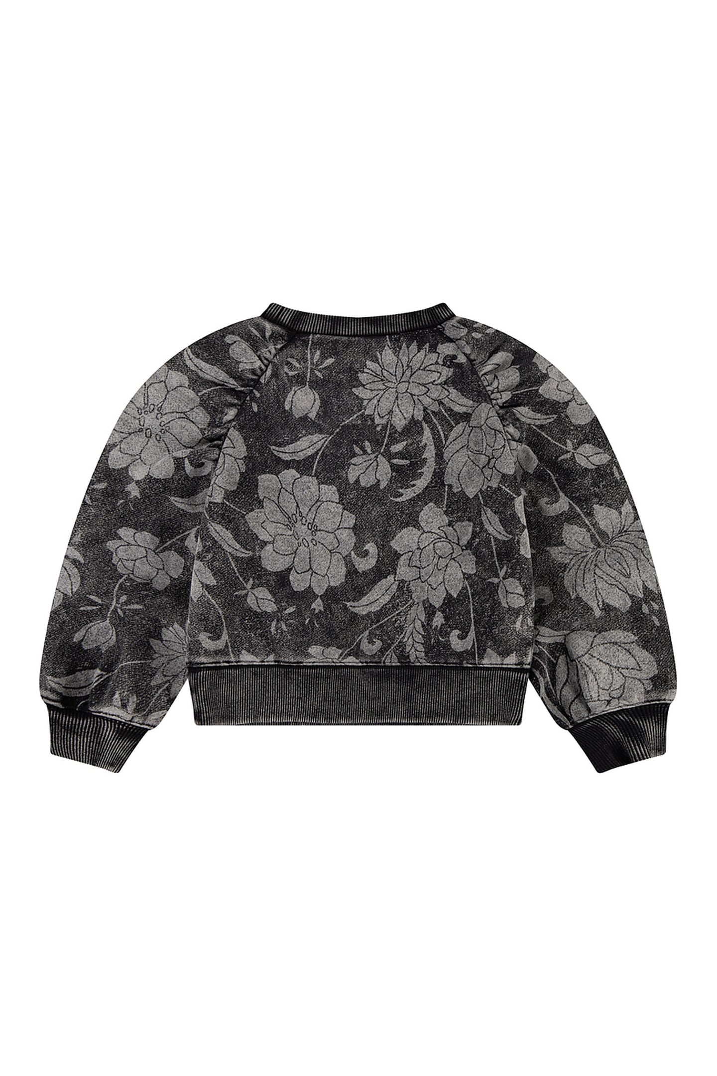 GIRLS DISCHARGE MEET AND GREET TOP BLACKOUT FLORAL 2
