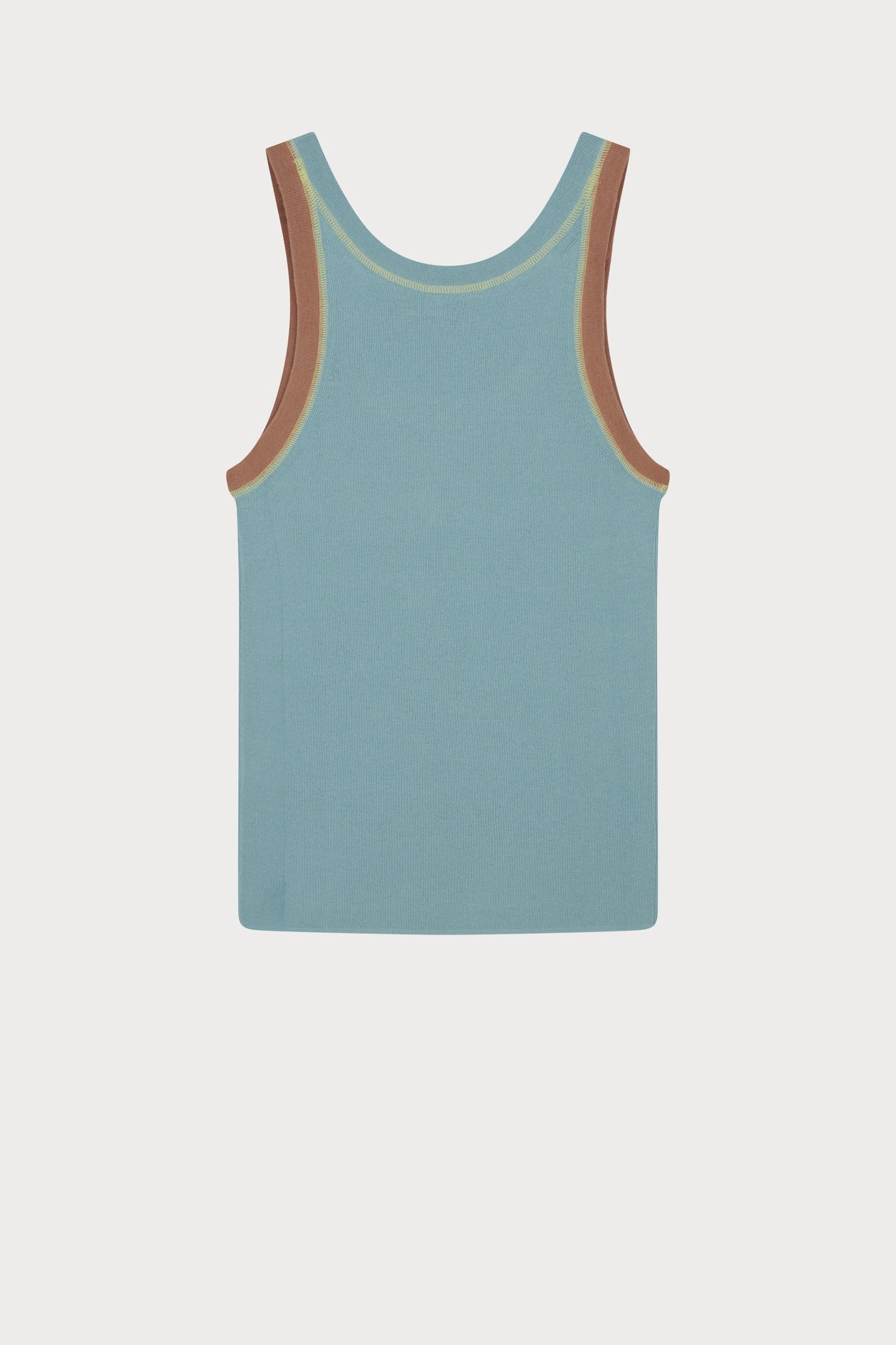 WOMENS KNITTED VEST BLUE 7