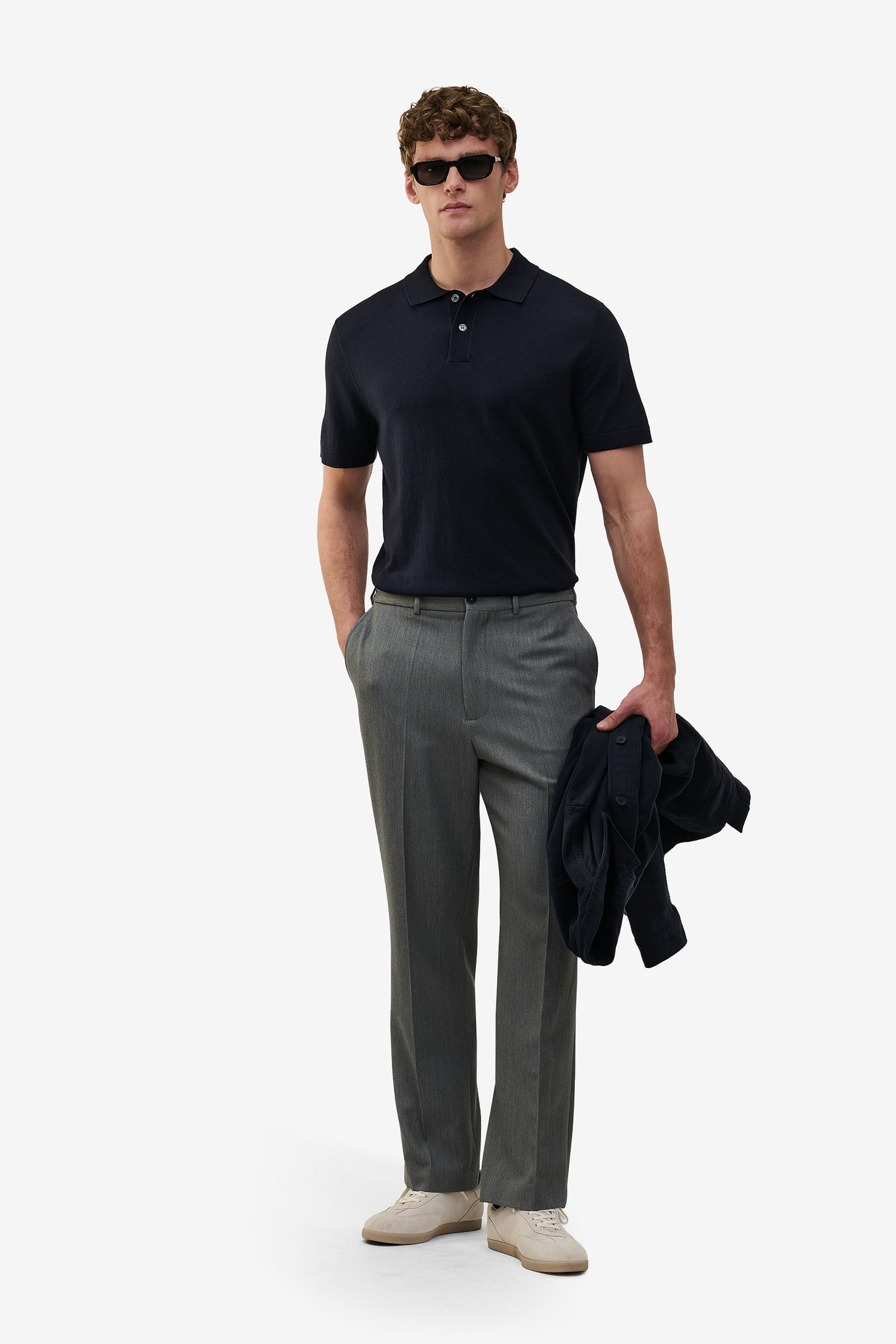 CRANE COTTON-SILK NAVY 1