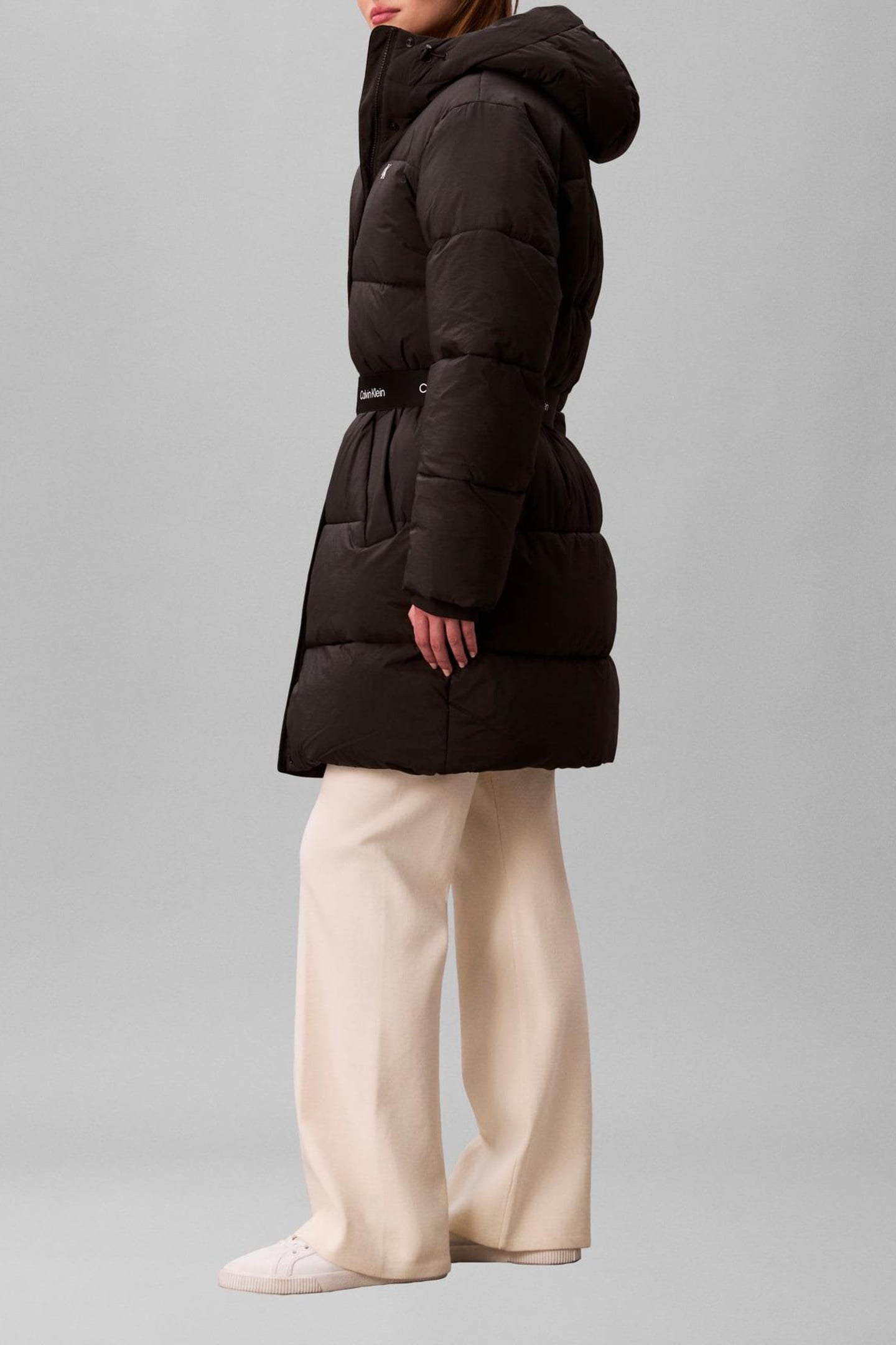 BELTED MIDWEIGHT COAT BLACK 6