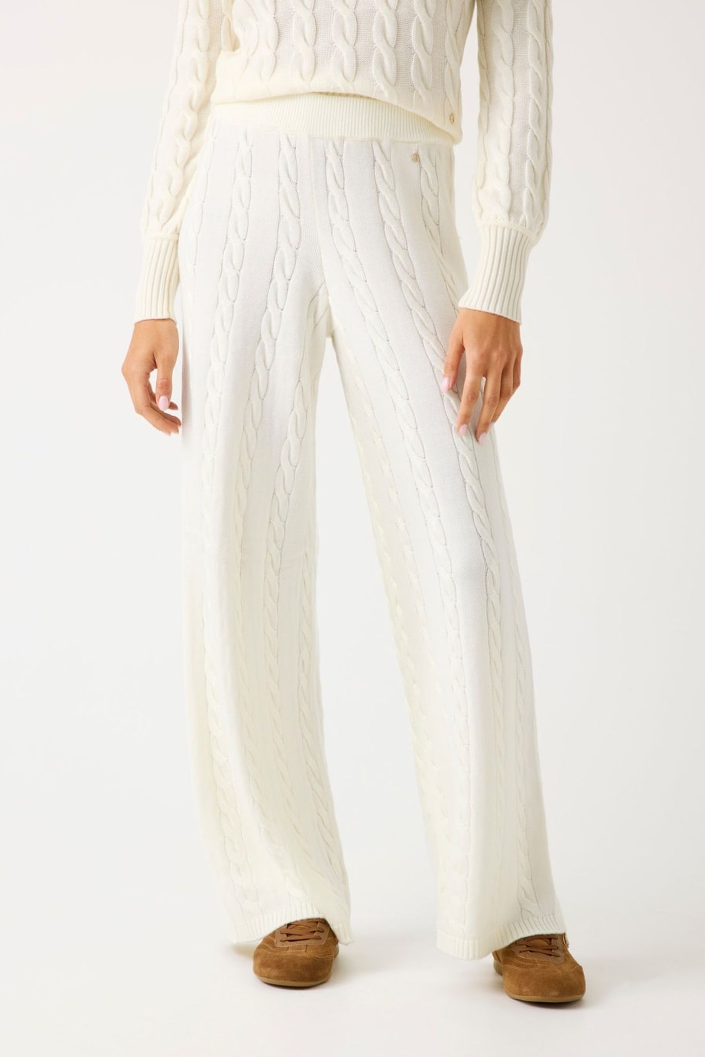 GEMMA SWTR PANT CREAM WHITE 1