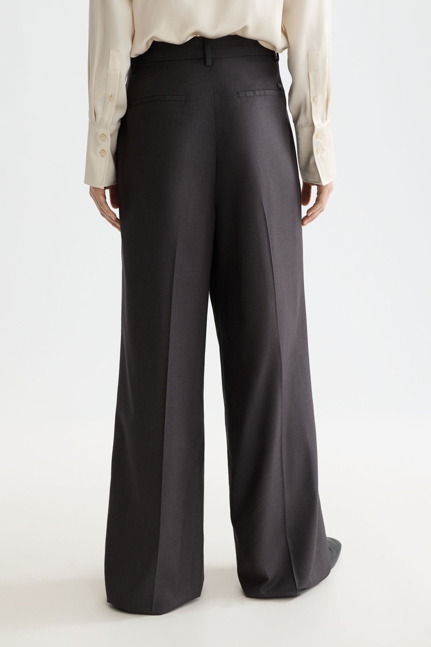 ROSE TAILORED PANT CHARCOAL MELANGE 3