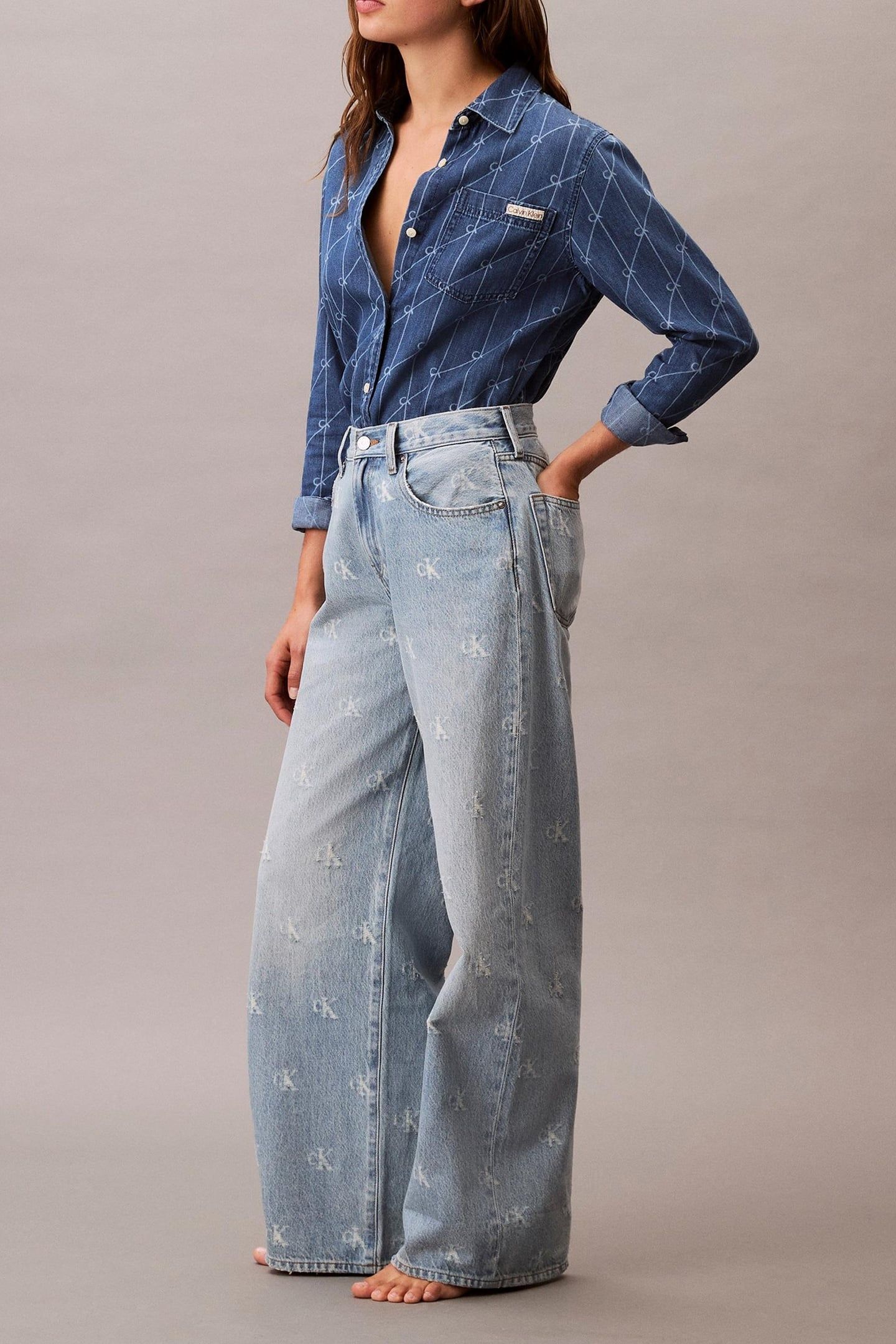 THE WIDE LEG DISTRESSED INDIGO 4