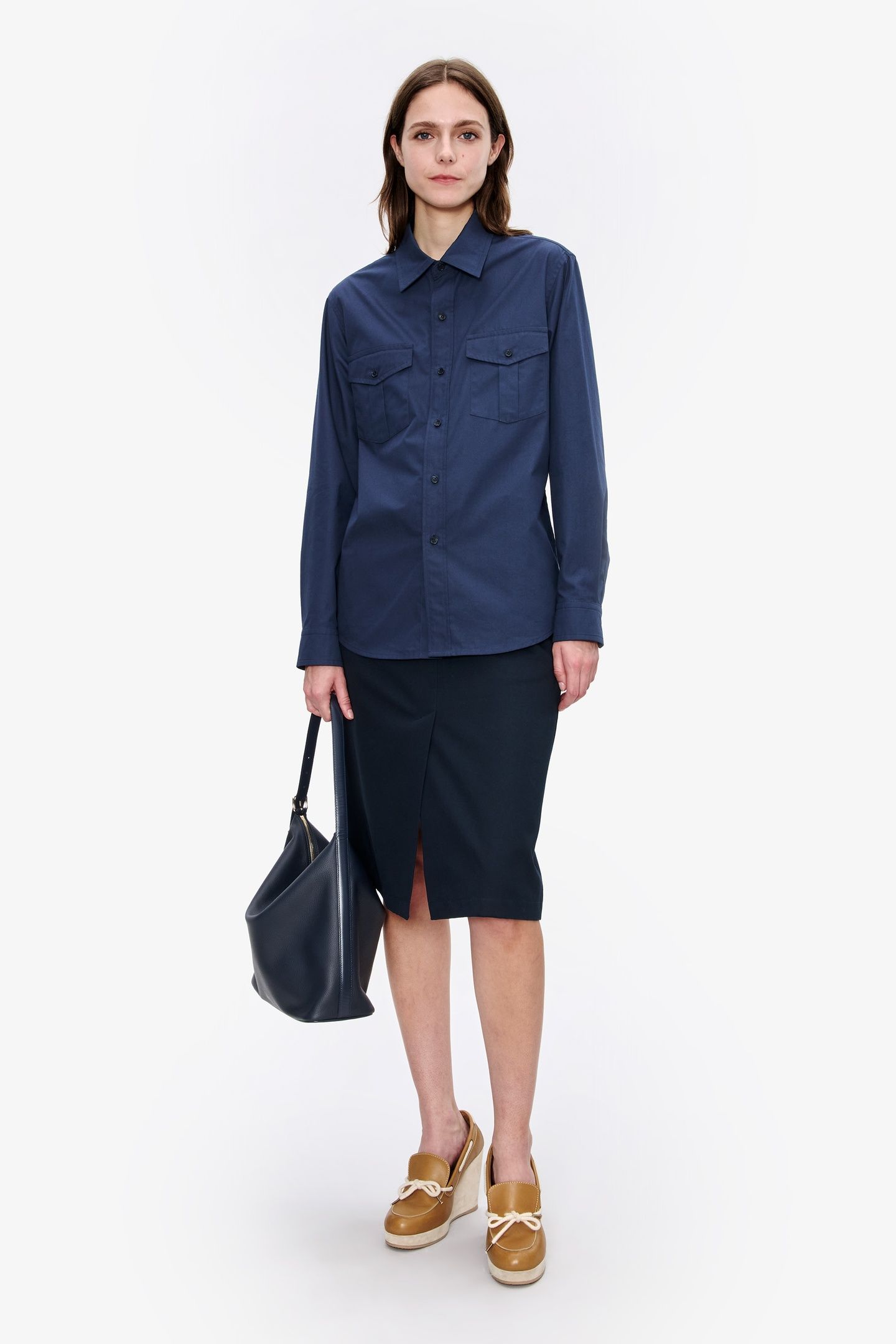UNISEX UTILITY SHIRT DARK NAVY 1