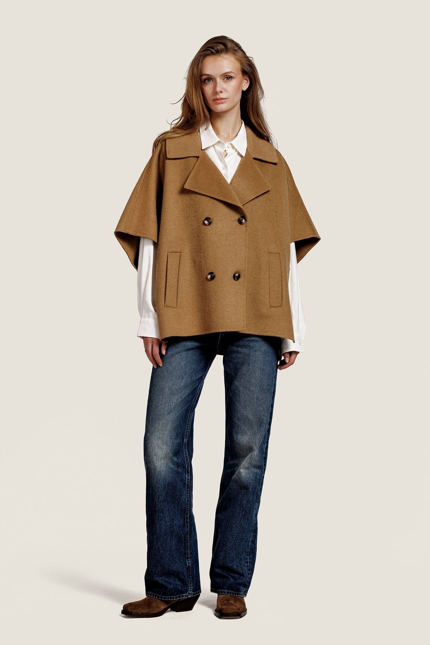 ELIN WOOL JACKET TABACCO 2