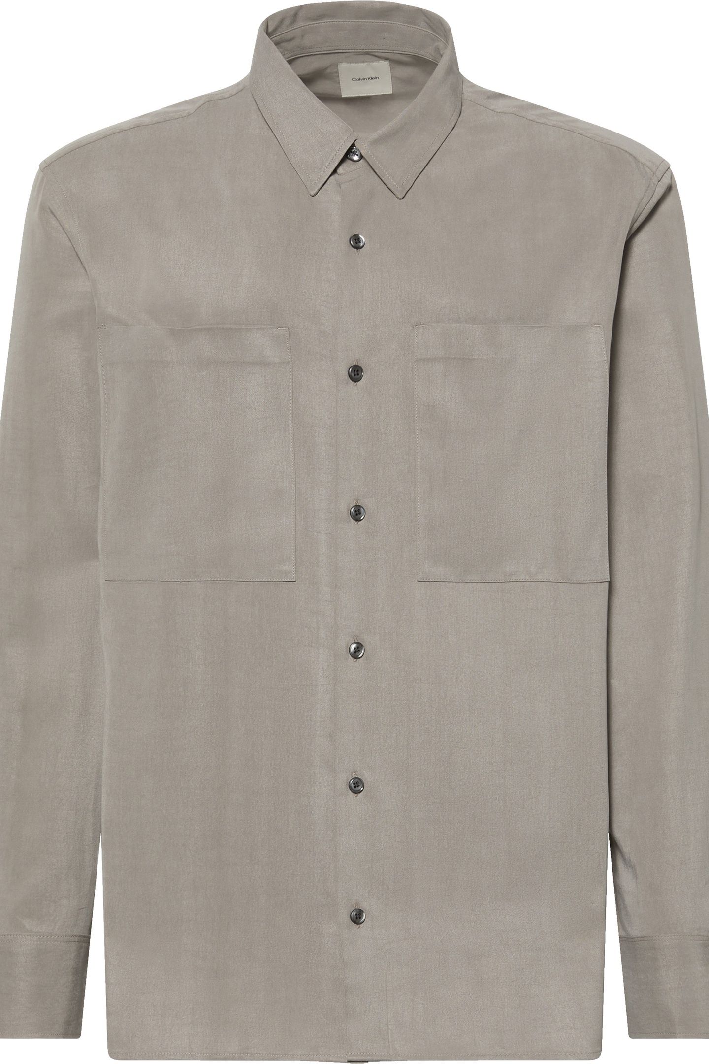 LS DRAPEY RELAXED SHIRT STEEPLE GRAY 4