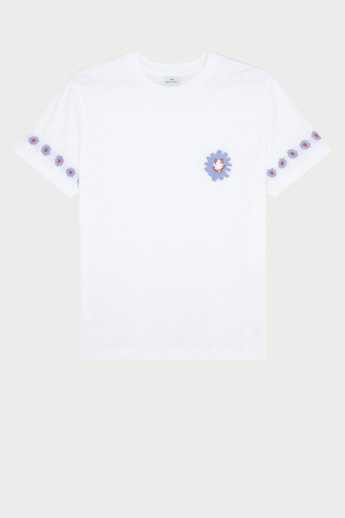 WOMENS DAISY EMB T-SHIRT WHITE 5