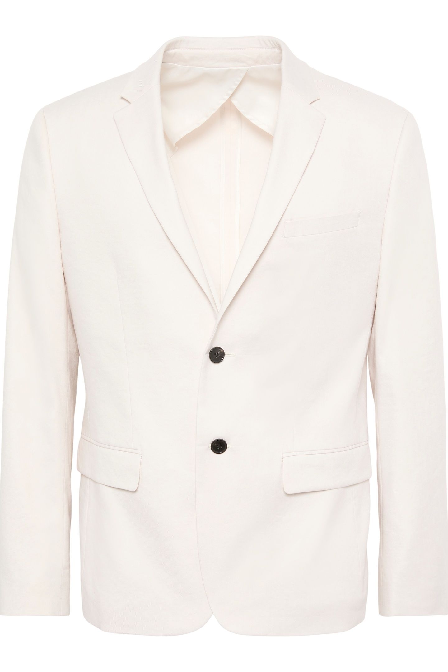 LS LINEN LYOCELL SLIM BLAZER WHITE SAND 4