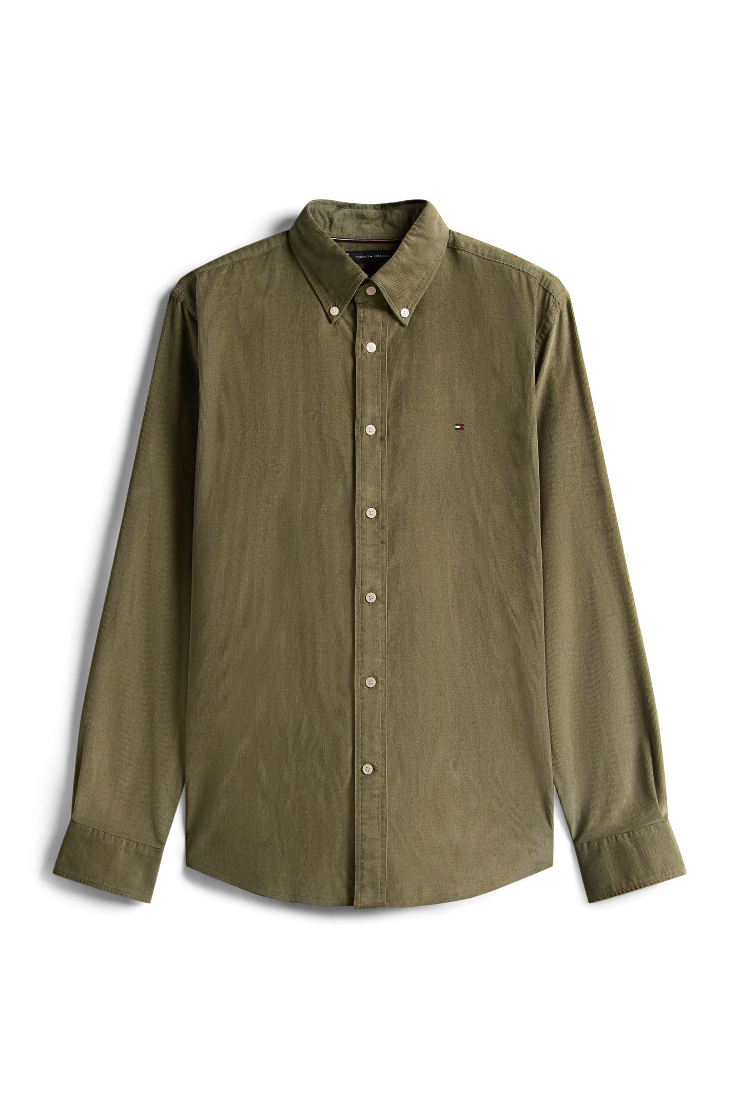 SOLID CORDUROY RF SHIRT BATTLE GREEN 4