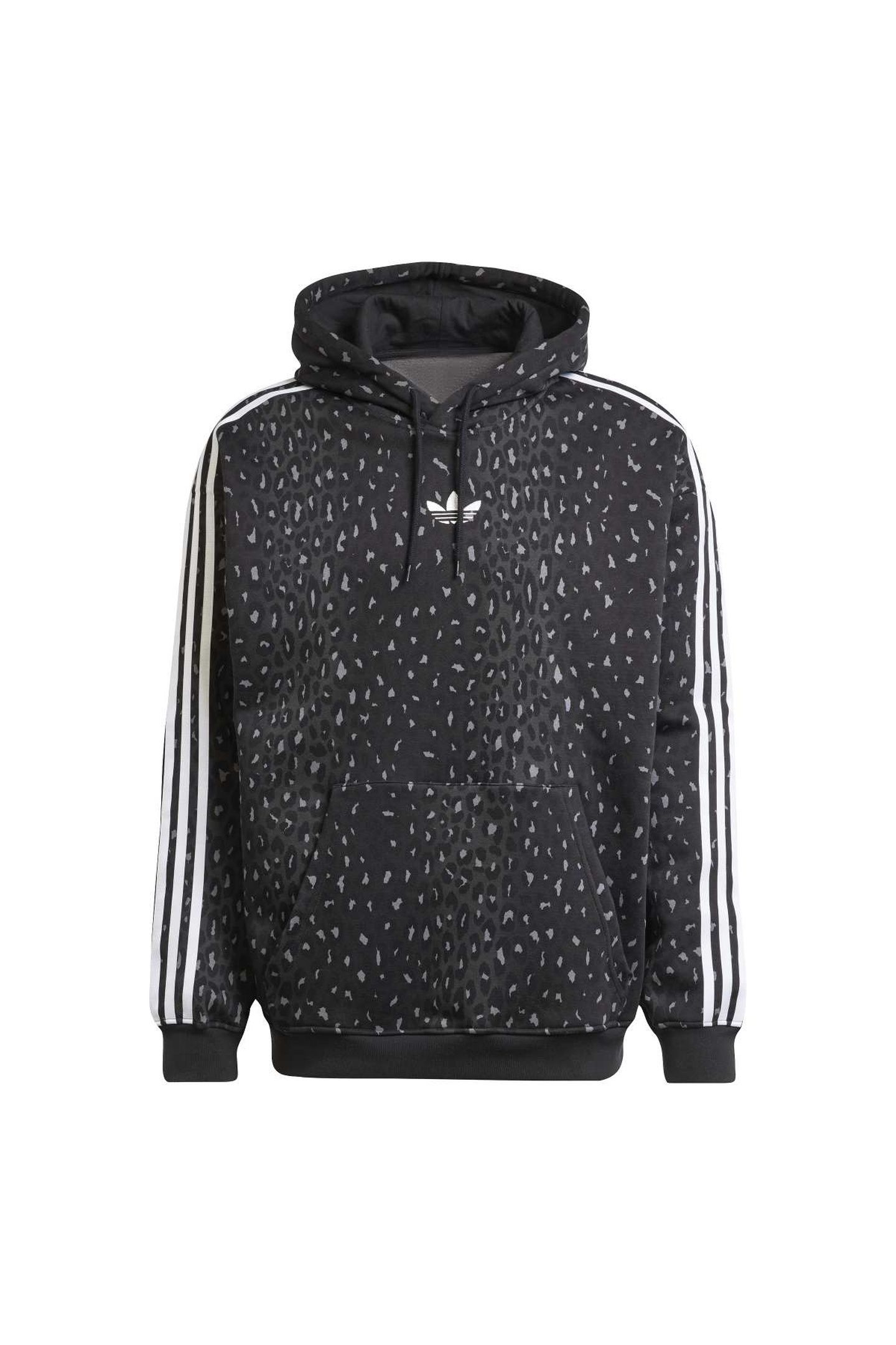 UNISEX GRAPHIC LOOSE HOODIE BLACK 3