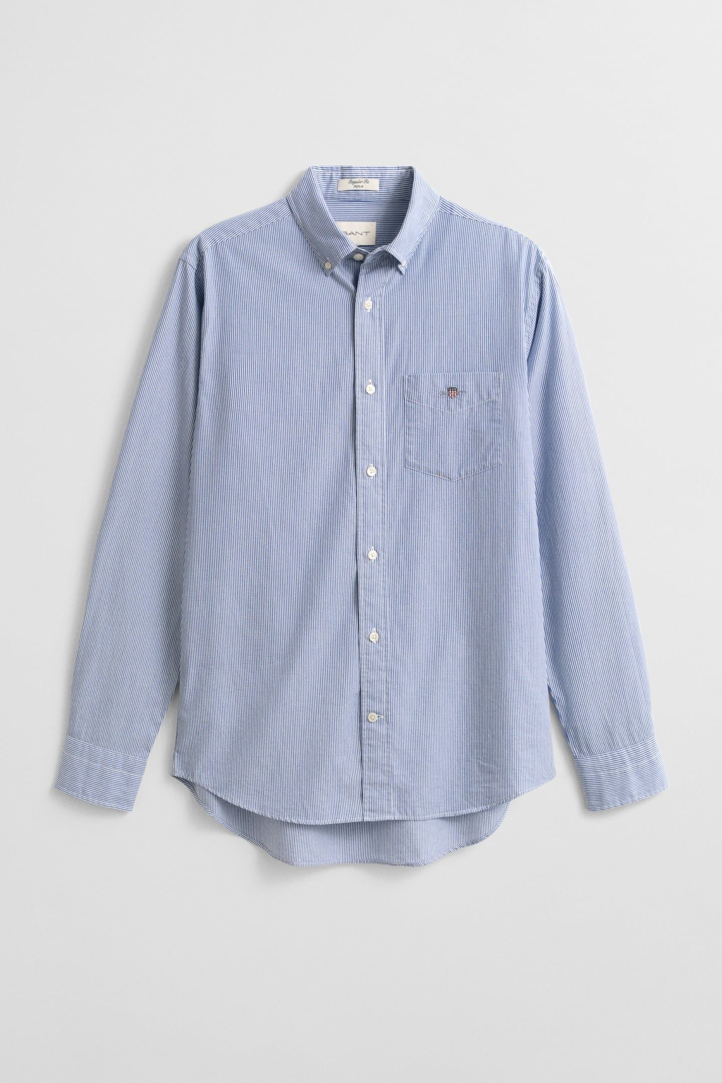 REG CLASSIC POPLIN BANKER SHIRT COLLEGE BLUE 4