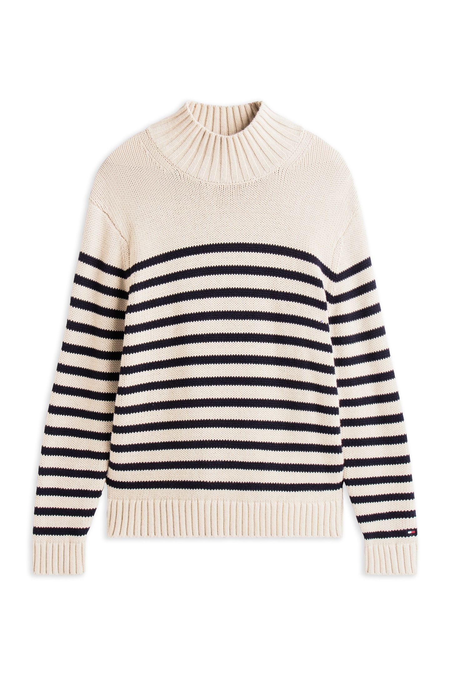 BRETON COTTON STRIPE OATMILK HEATHER/DESERT SKY 4